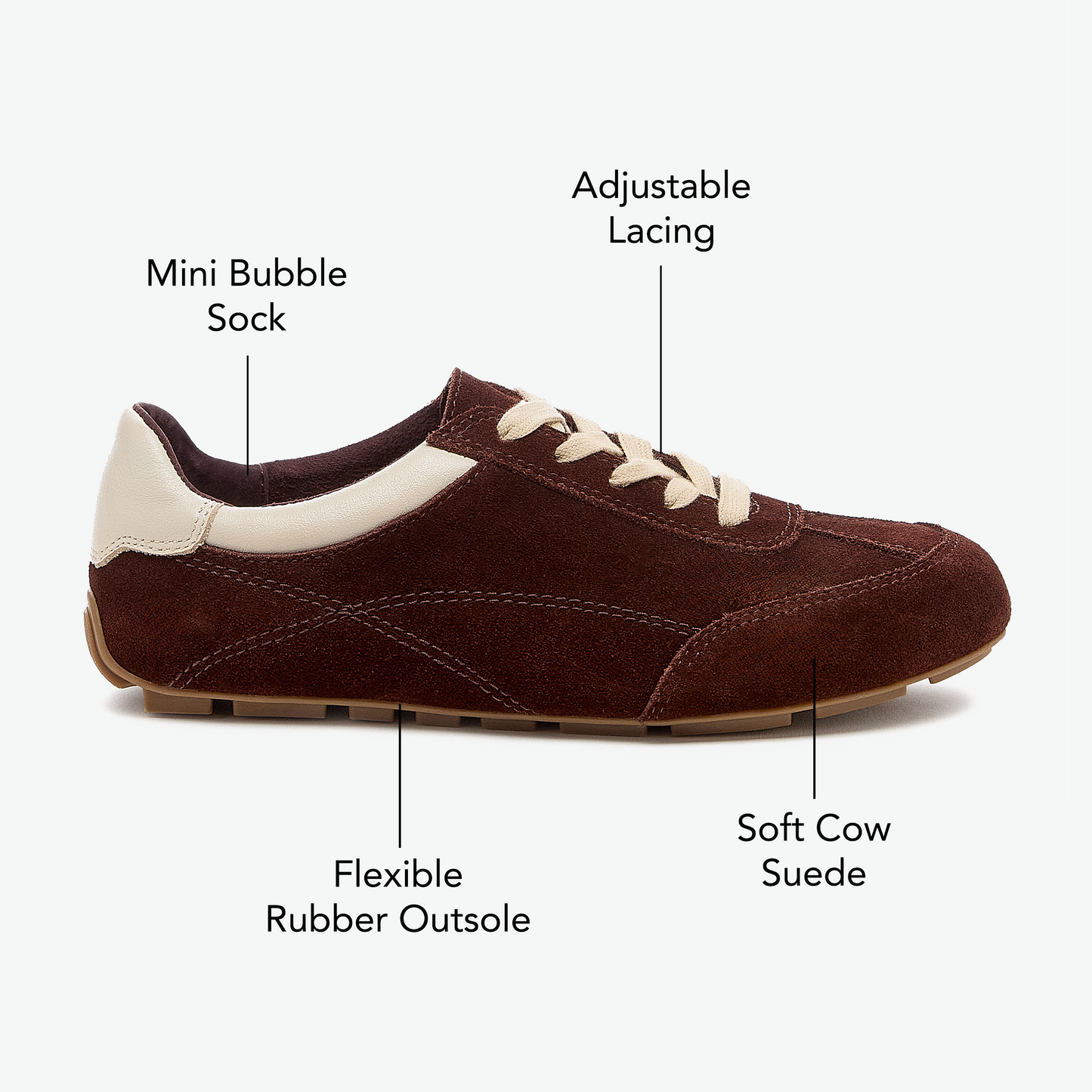 Darby Brown Suede Sneakers