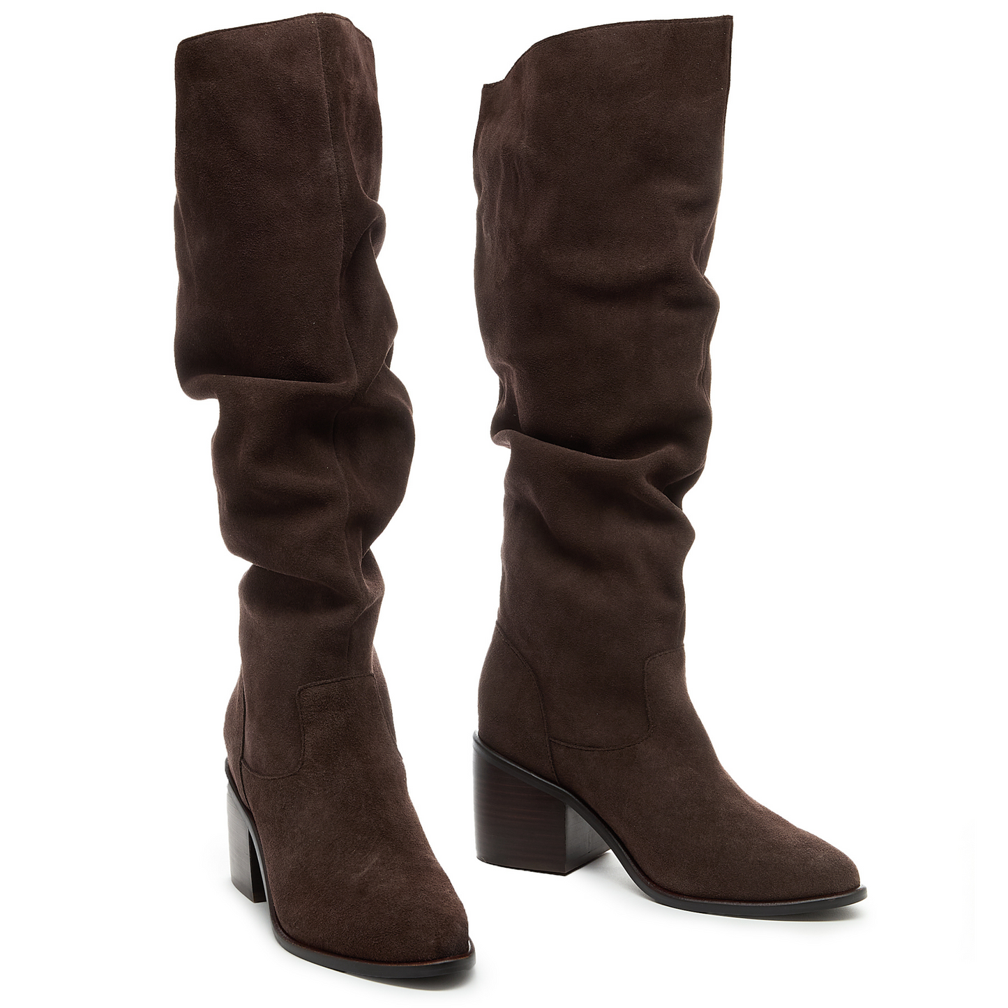Easton Cacao Suede Women's Slouchy Tall Boots