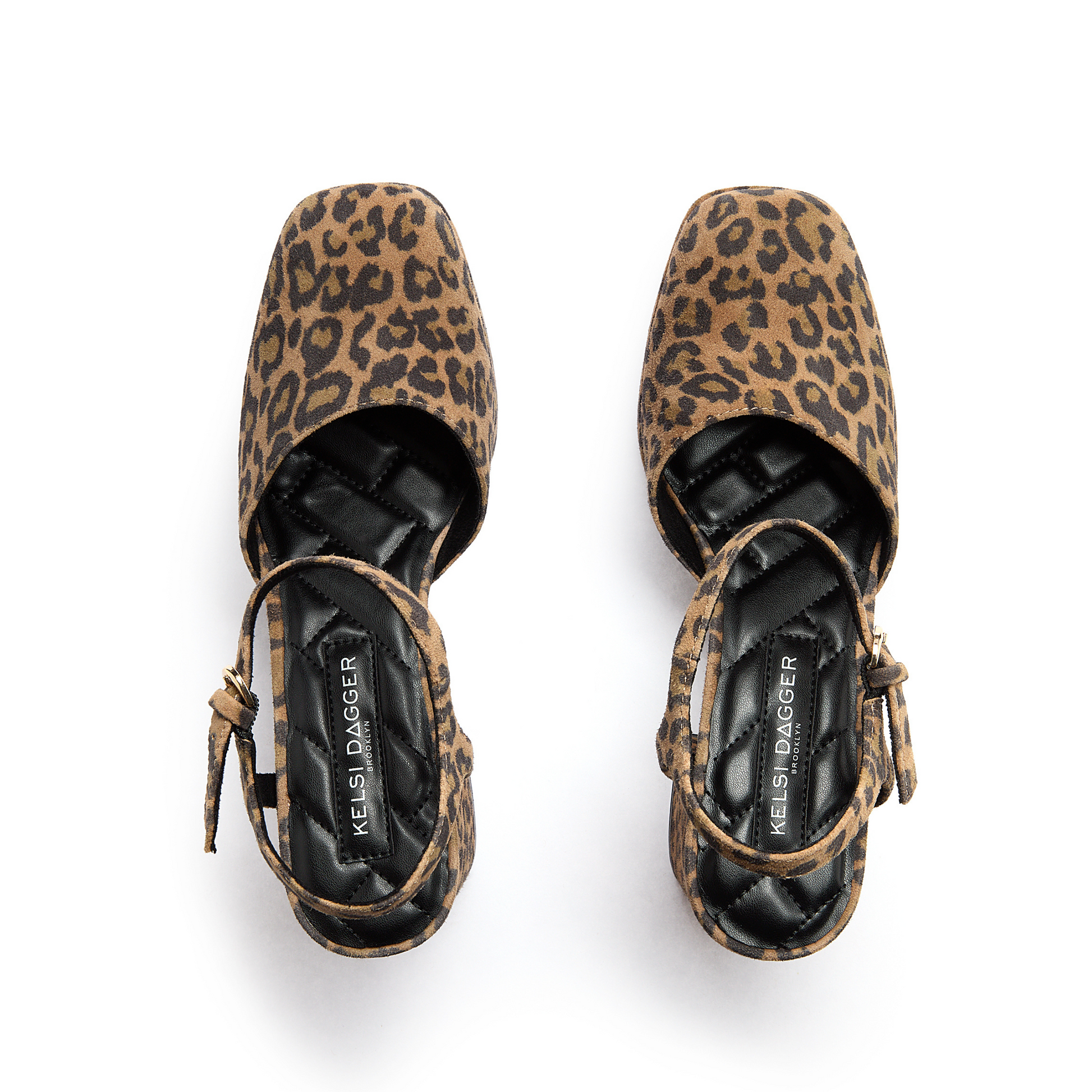 Edna Leopard Suede Women's Mary Jane Platform Heels - Kelsi Dagger