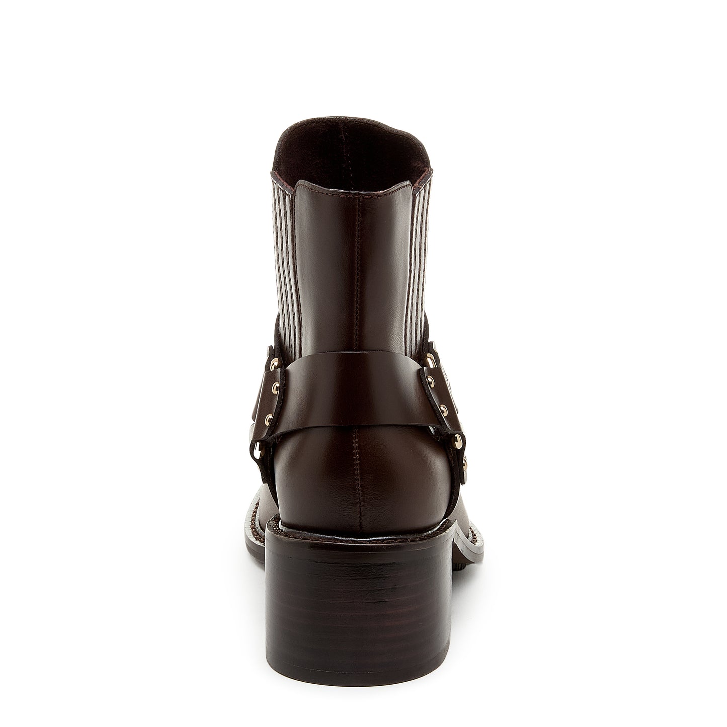 Gamma Cacao Leather Women's Biker Bootie - Kelsi Dagger