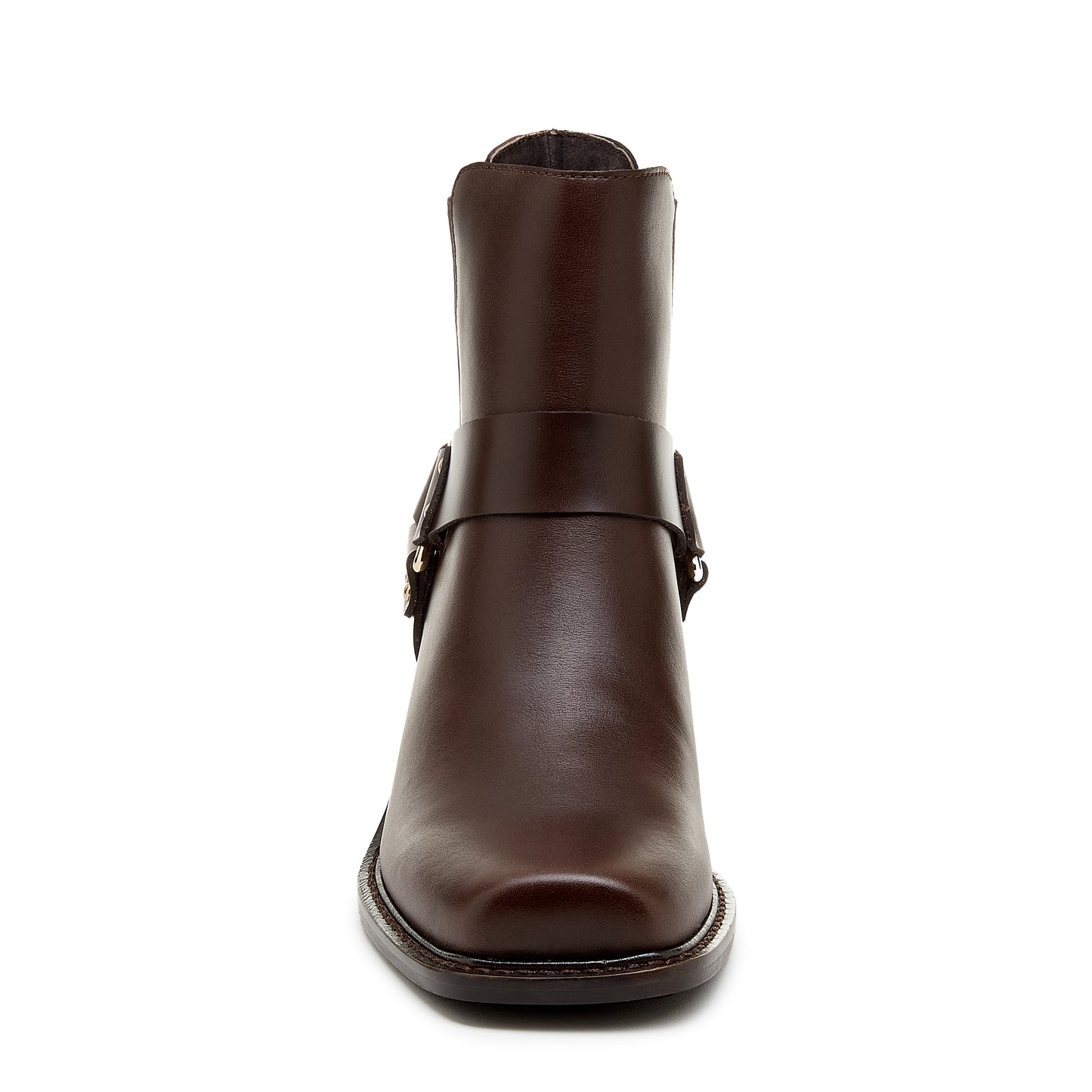 Gamma Cacao Leather Women's Biker Bootie - Kelsi Dagger