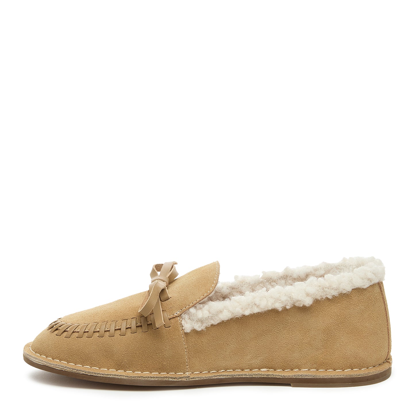 Huggy Bison Faux Shearling Loafer – Women’s Cozy Suede Slip-On