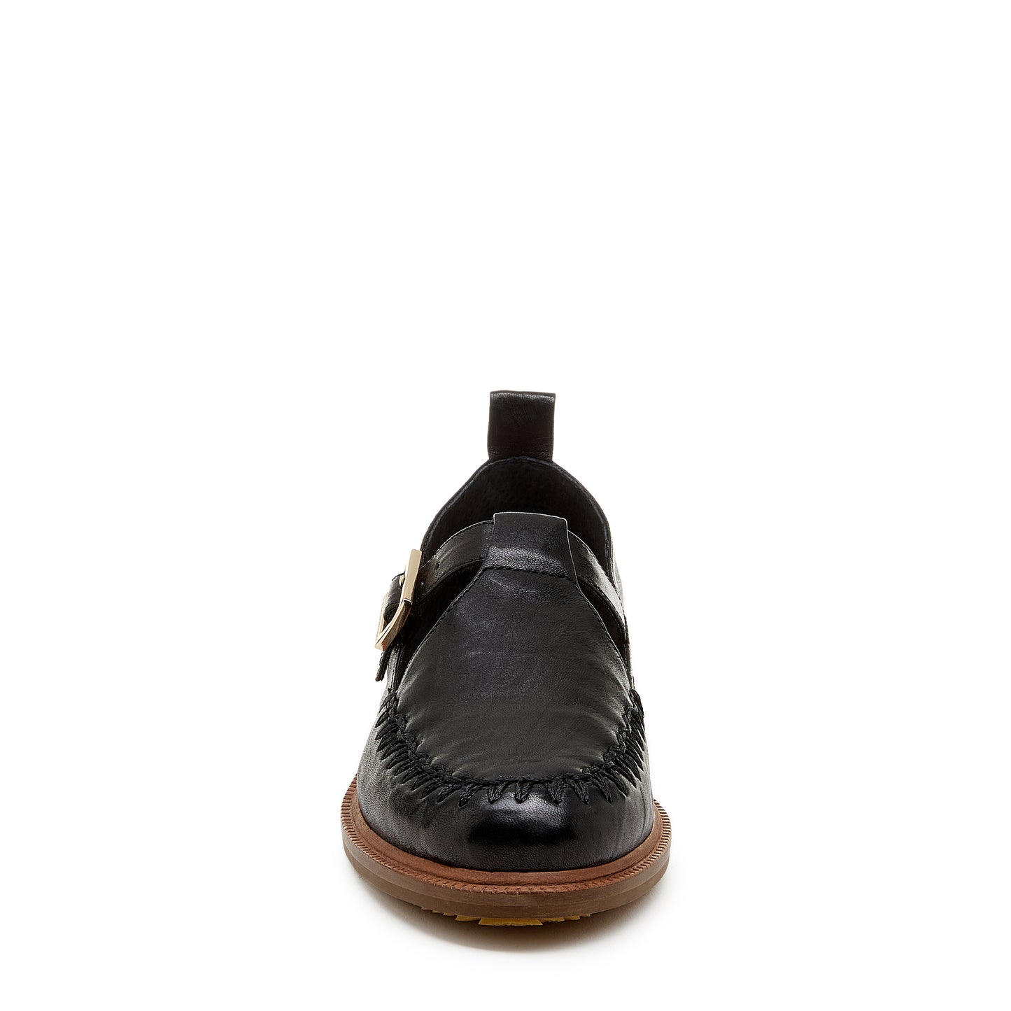 Kelsi Dagger Women's Lou Black T-Strap Mary Jane Loafers