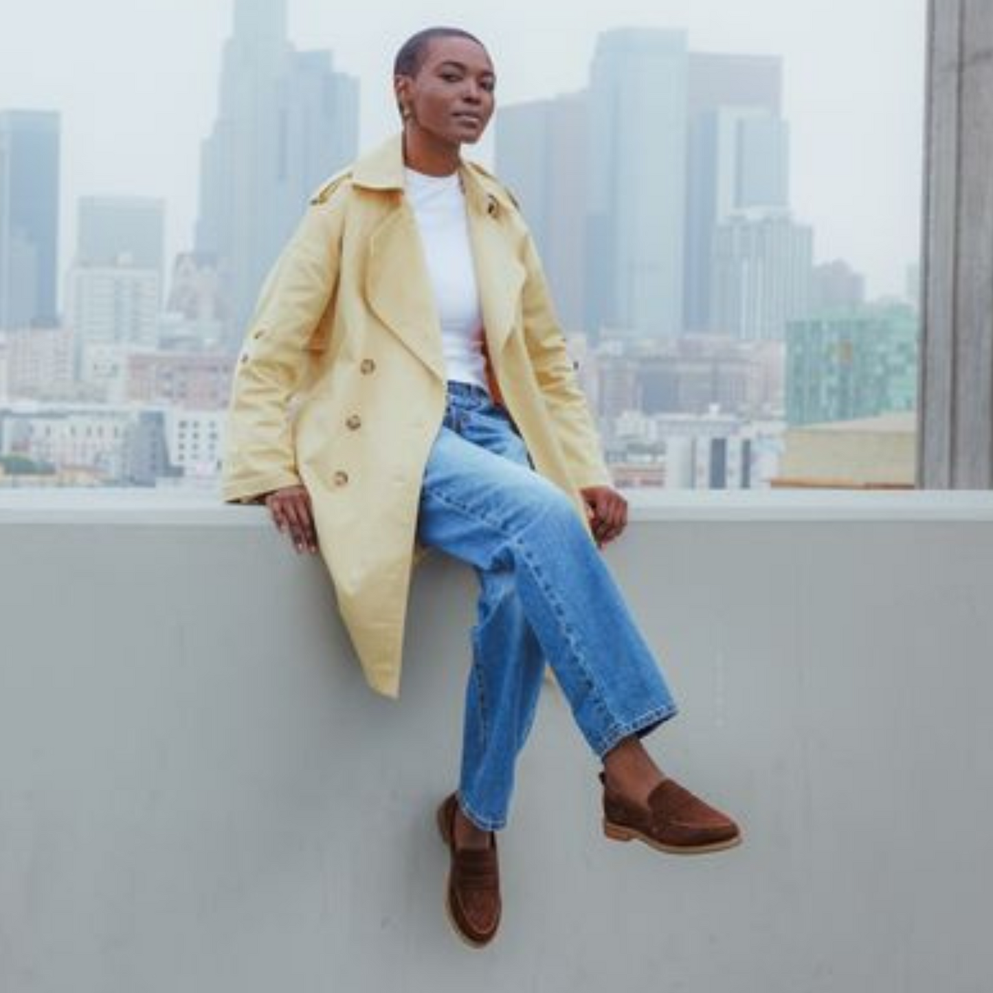Lens Cinnamon Suede Loafer