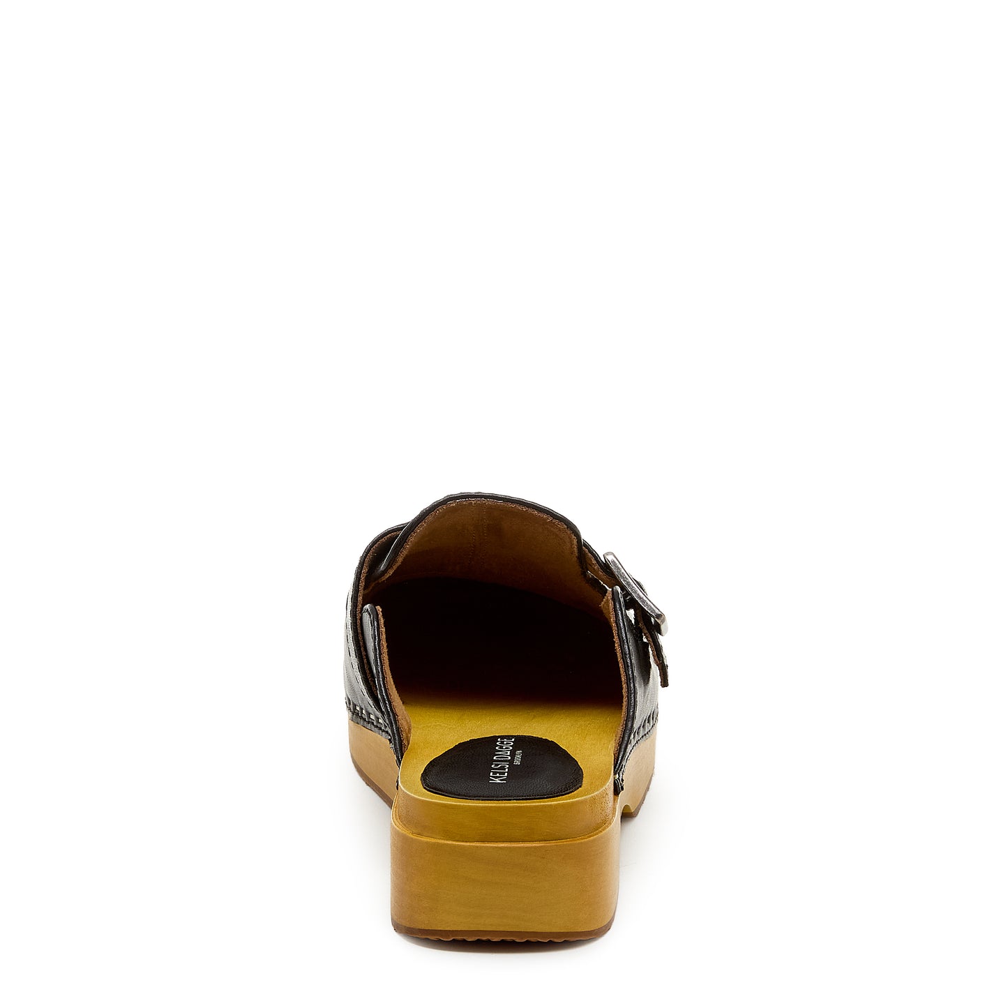 Nitro Black Leather Clog