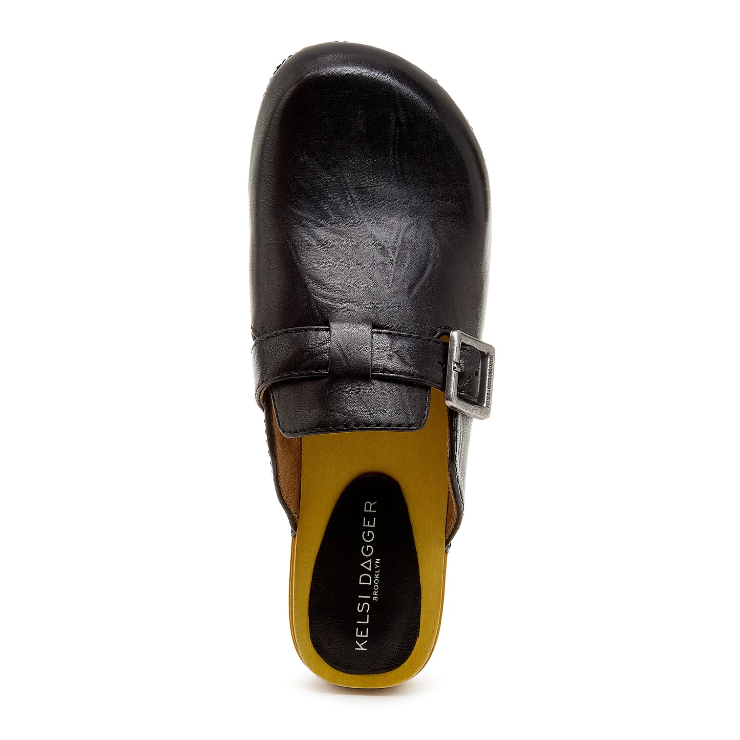 Nitro Black Leather Clog