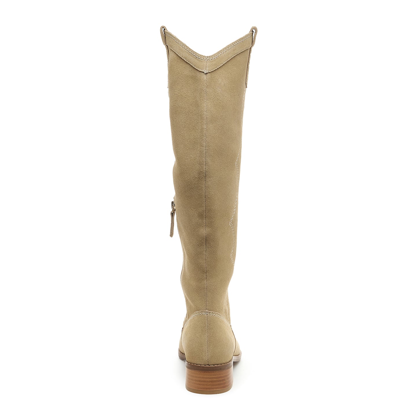 Kelsi Dagger Women's Benson Oatmeal Suede Tall Boot - Western Stitch Knee High Boot
