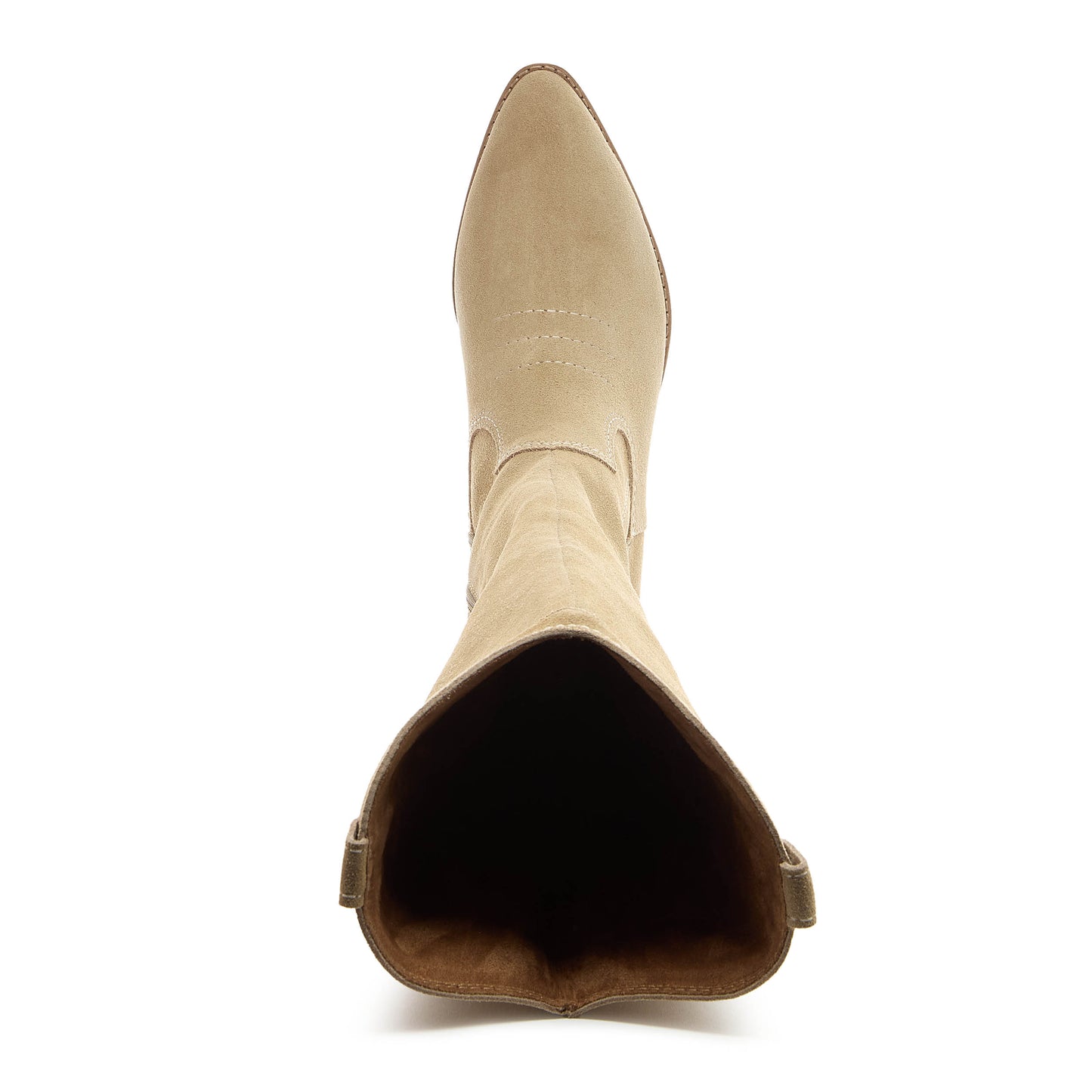 Kelsi Dagger Women's Benson Oatmeal Suede Tall Boot - Western Stitch Knee High Boot