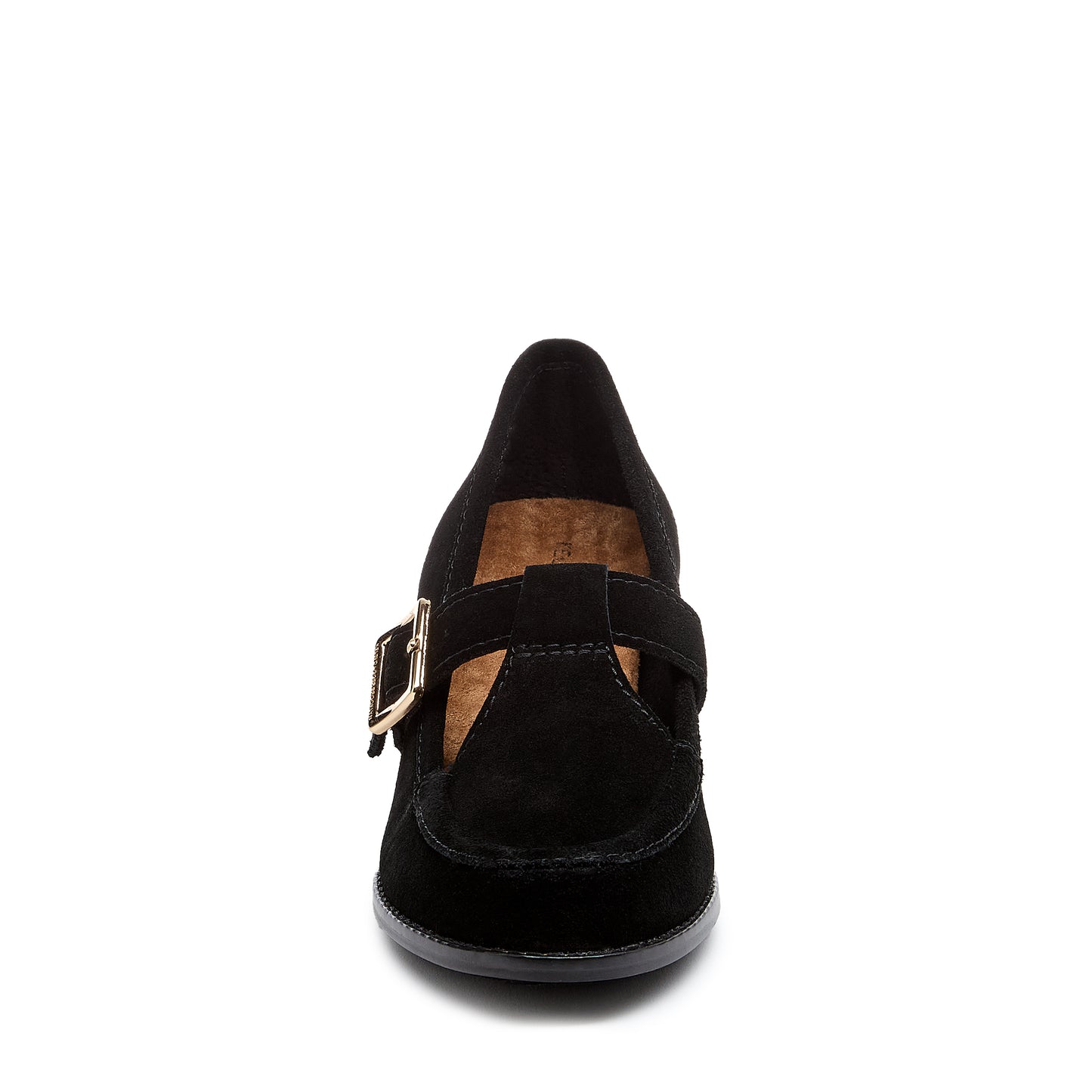Kelsi Dagger Women's Caleb Black Suede Block Heel Loafers