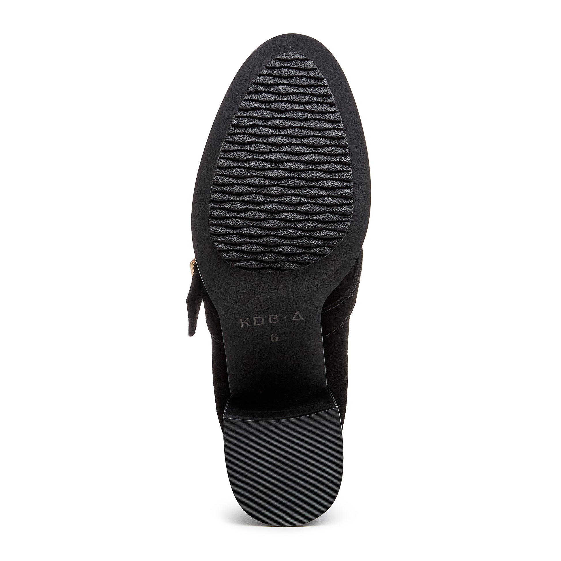 Kelsi Dagger Women's Caleb Black Suede Block Heel Loafers