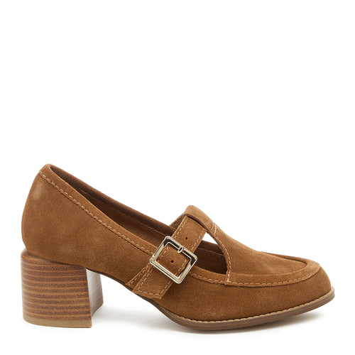 Caleb Honey T-Strap Mary Jane Heel