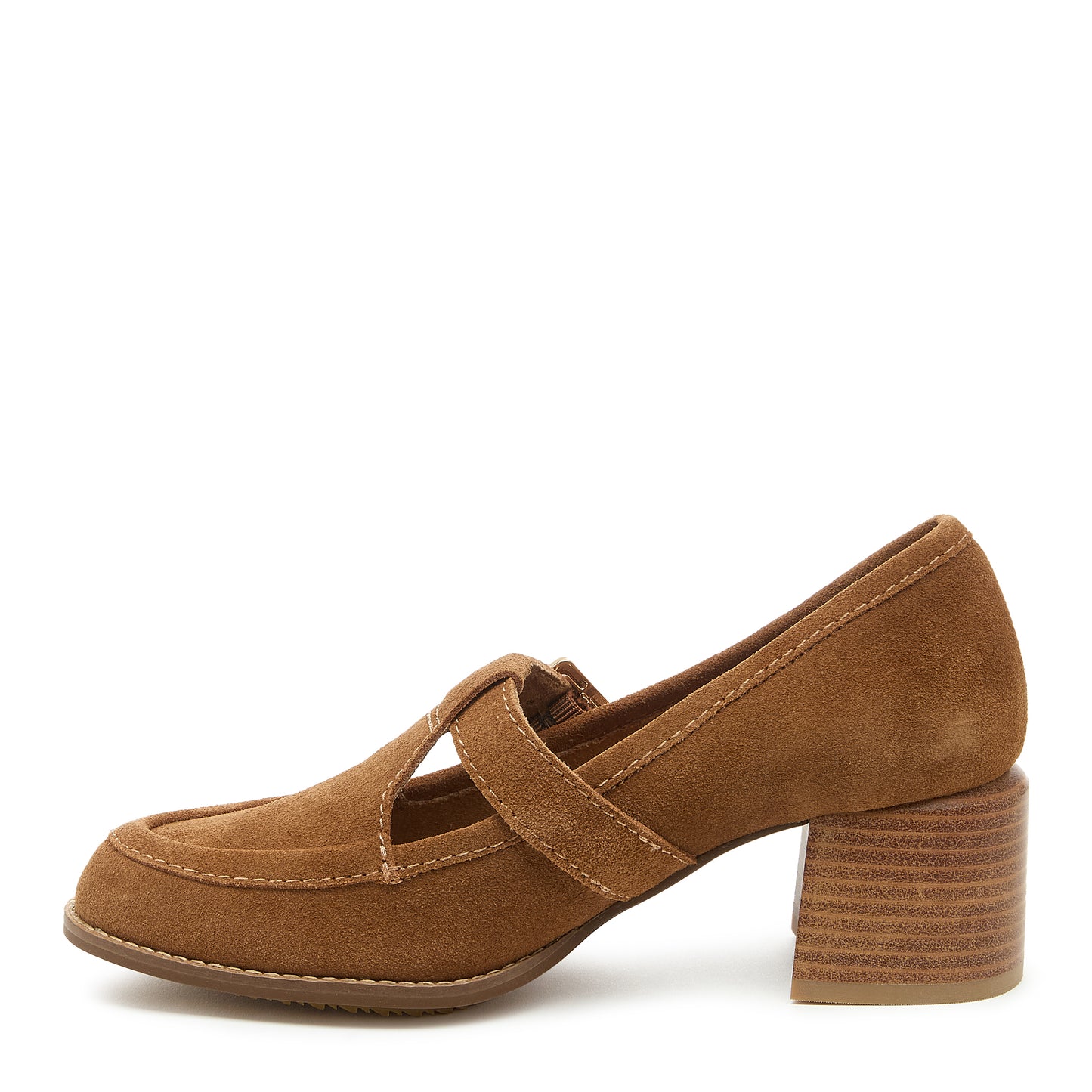 Kelsi Dagger Women's Caleb Honey Block Heel Loafer