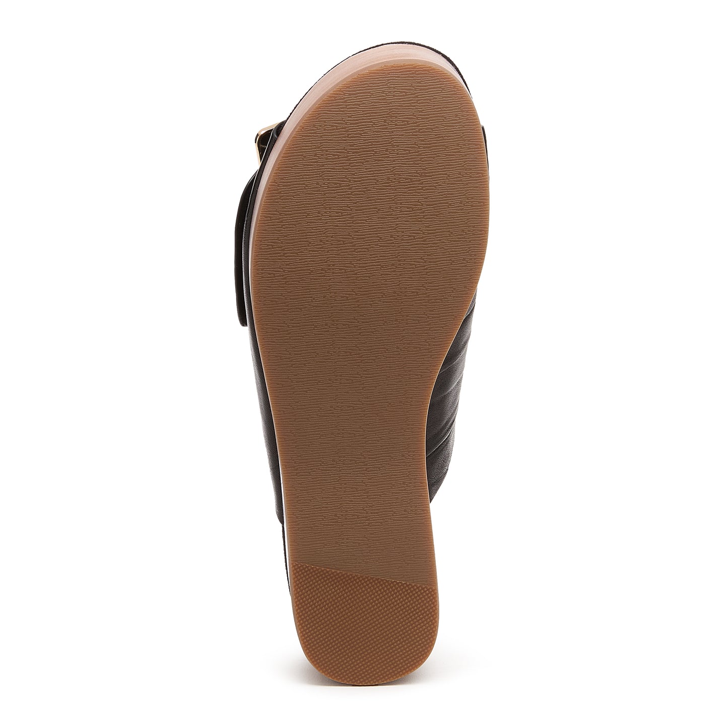 Dover Black Leather Platform Sandals