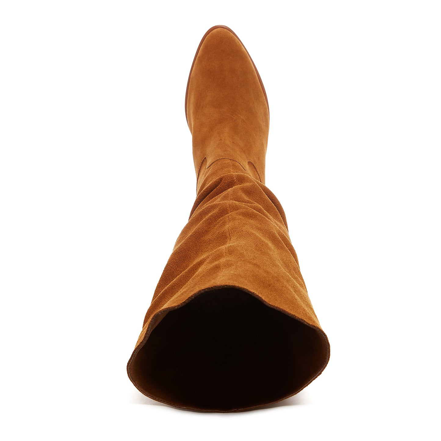 Easton Cognac Suede Slouchy Boots