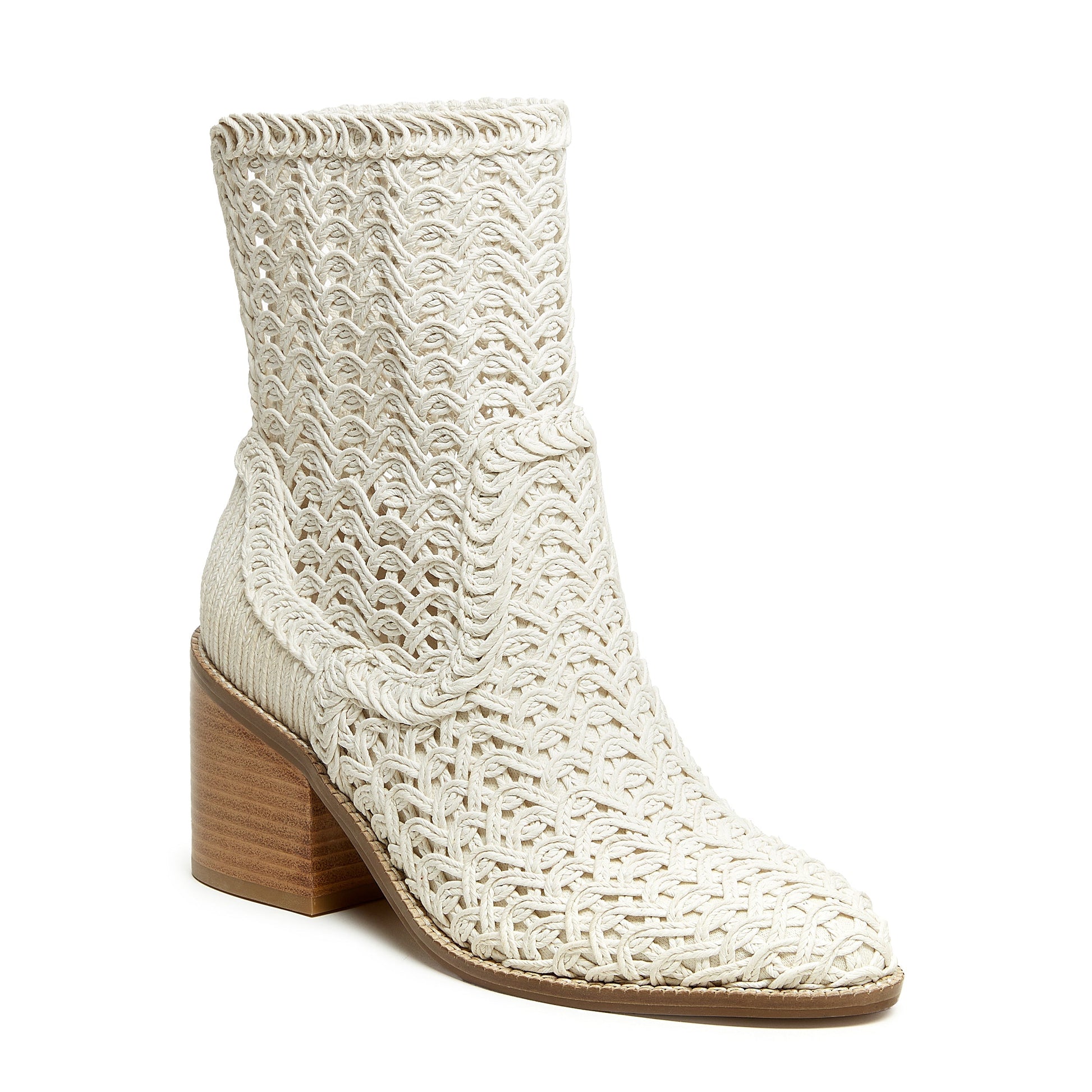 Emery Ivory Crochet Booties - Kelsi Dagger