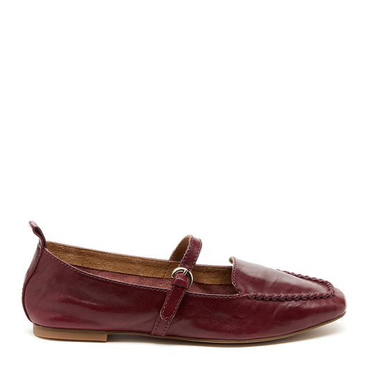 Women's Kelsi Dagger Brooklyn Ferry Merlot Mary Jane Flats