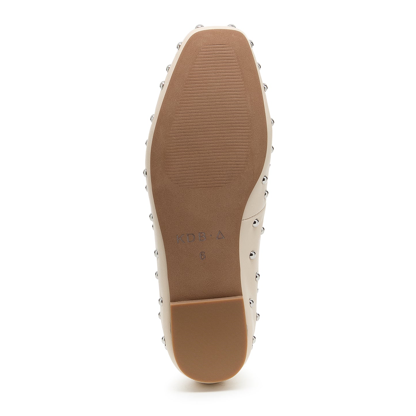Kelsi Dagger Brooklyn Finley Cream Stud Loafers