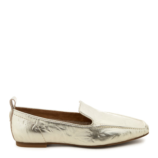 Finley Gold Loafers