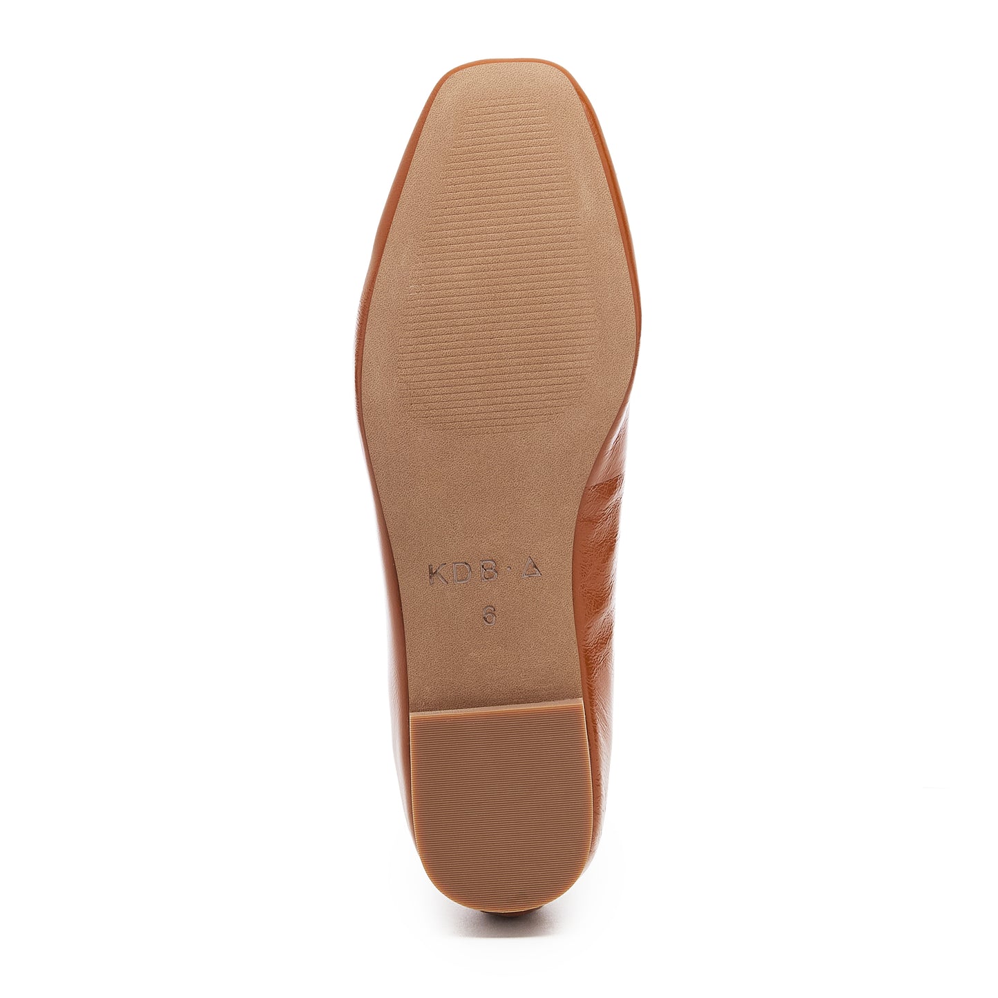 Frankie Cognac Ballet Flats