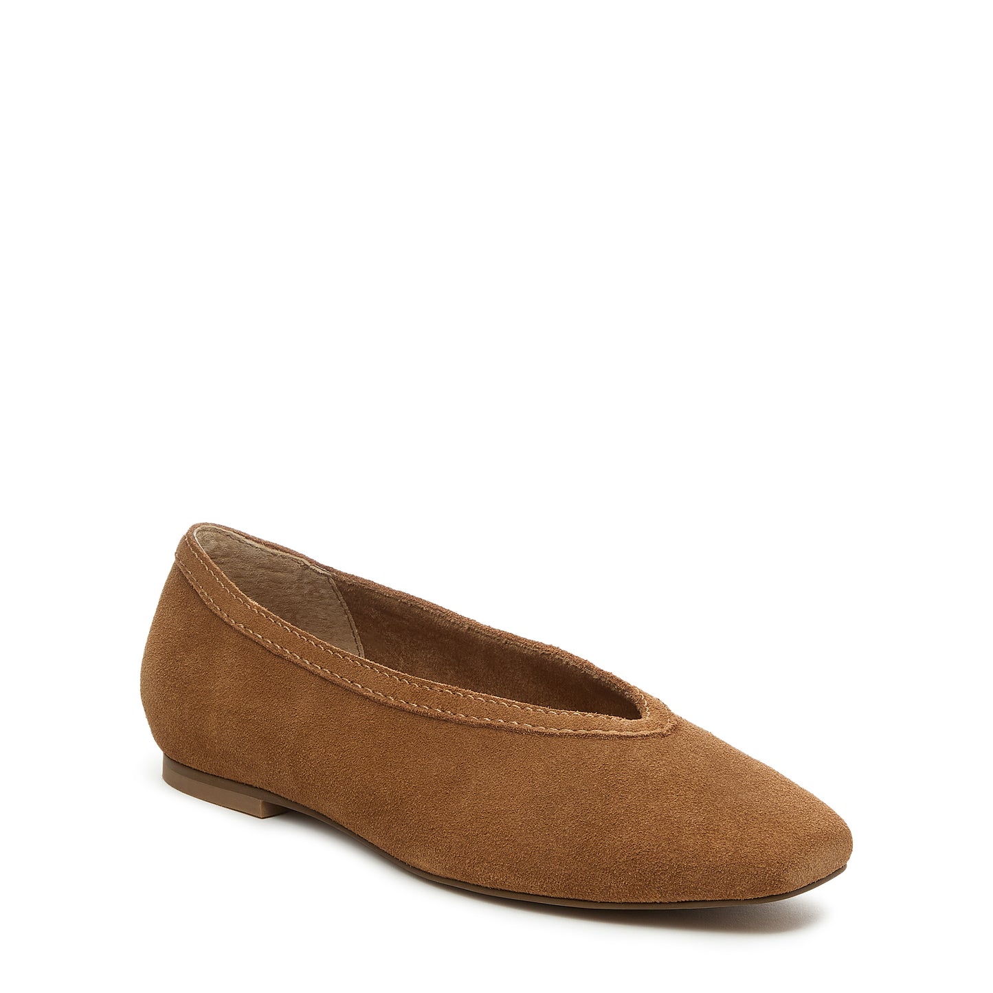 Kelsi Dagger Women's Freya Honey Cow Suede Ballet Flats