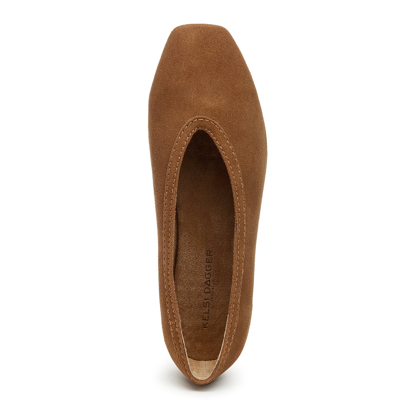 Kelsi Dagger Women's Freya Honey Cow Suede Ballet Flats