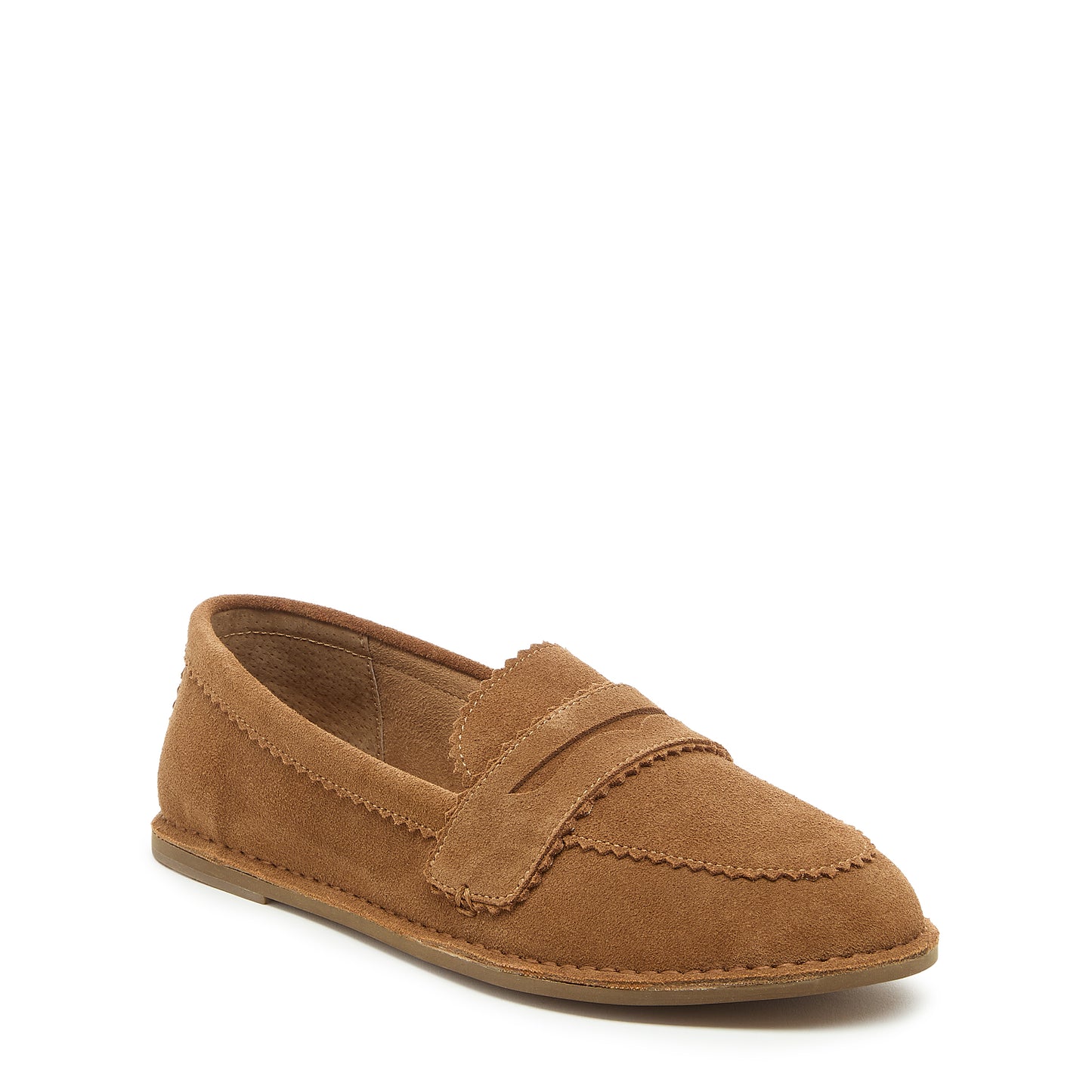 Harley Honey Brown Cow Suede Women's Loafer - Kelsi Dagger Brooklyn