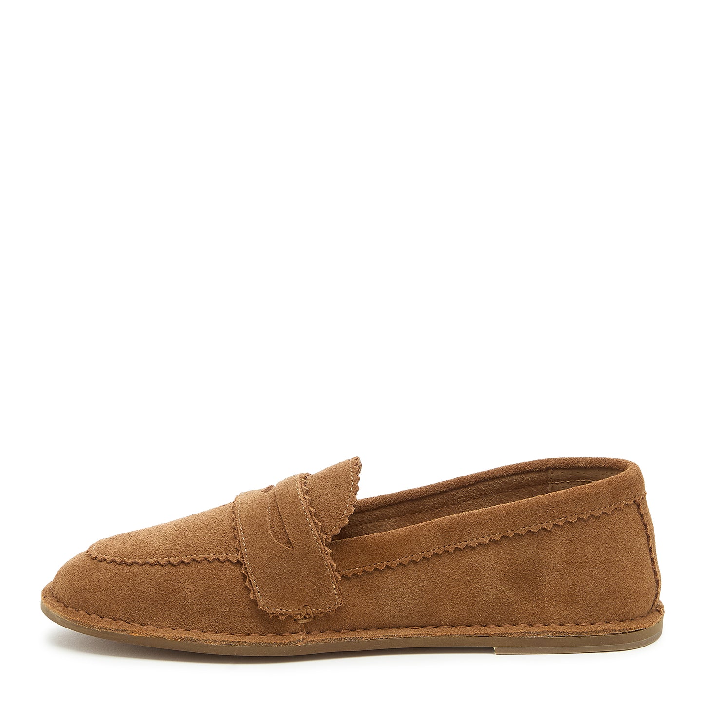 Harley Honey Brown Cow Suede Women's Loafer - Kelsi Dagger Brooklyn