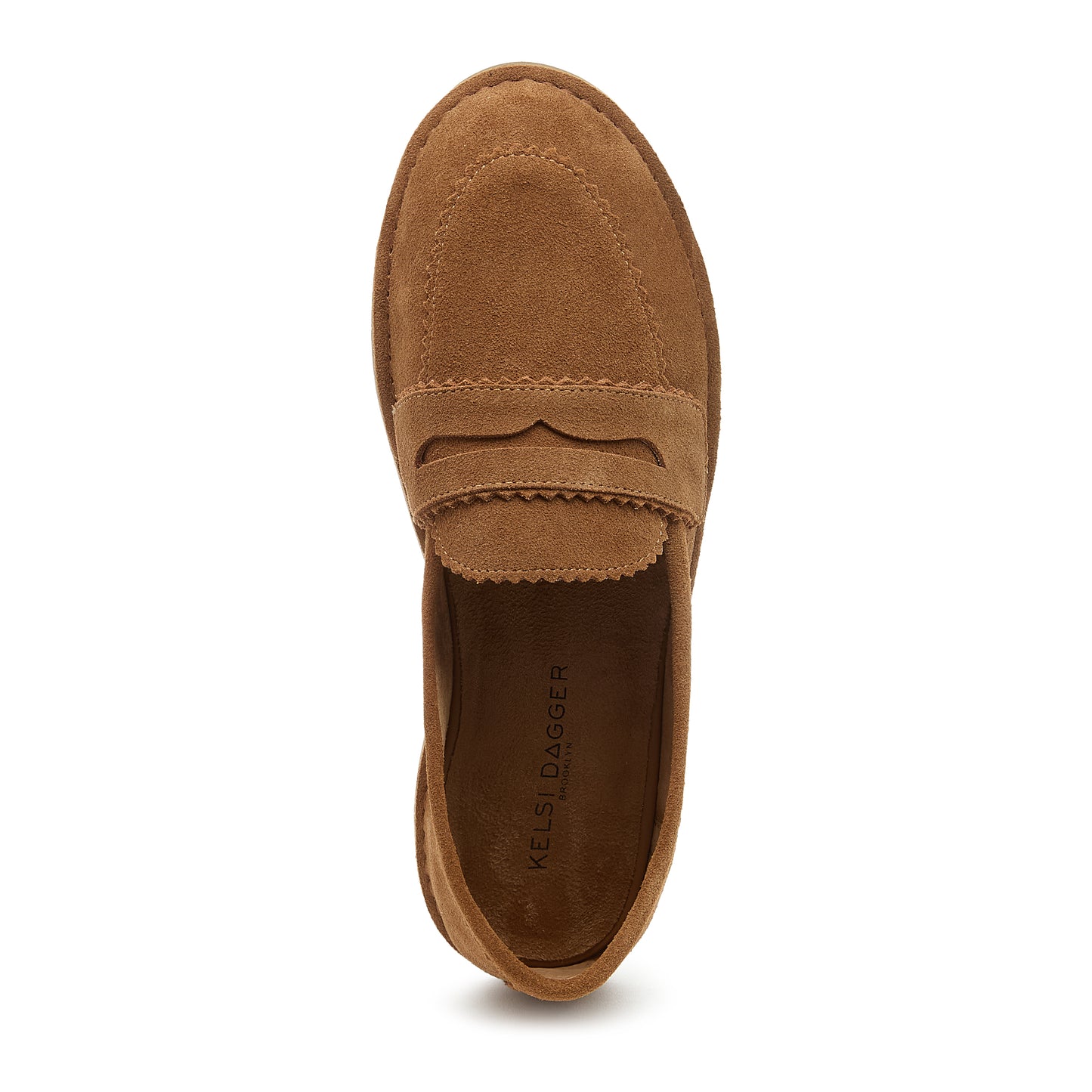 Harley Honey Brown Cow Suede Women's Loafer - Kelsi Dagger Brooklyn