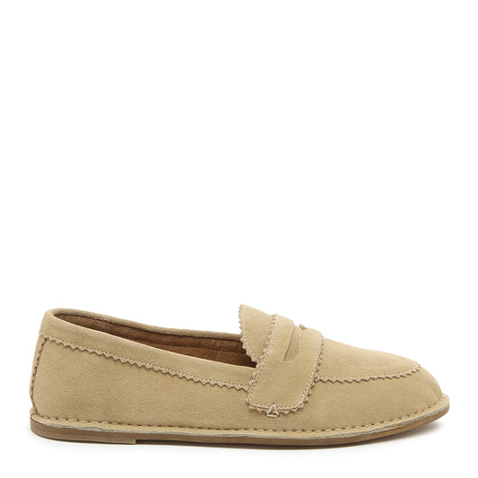 Harley Oatmeal Cow Suede Women's Loafer - Kelsi Dagger Brooklyn