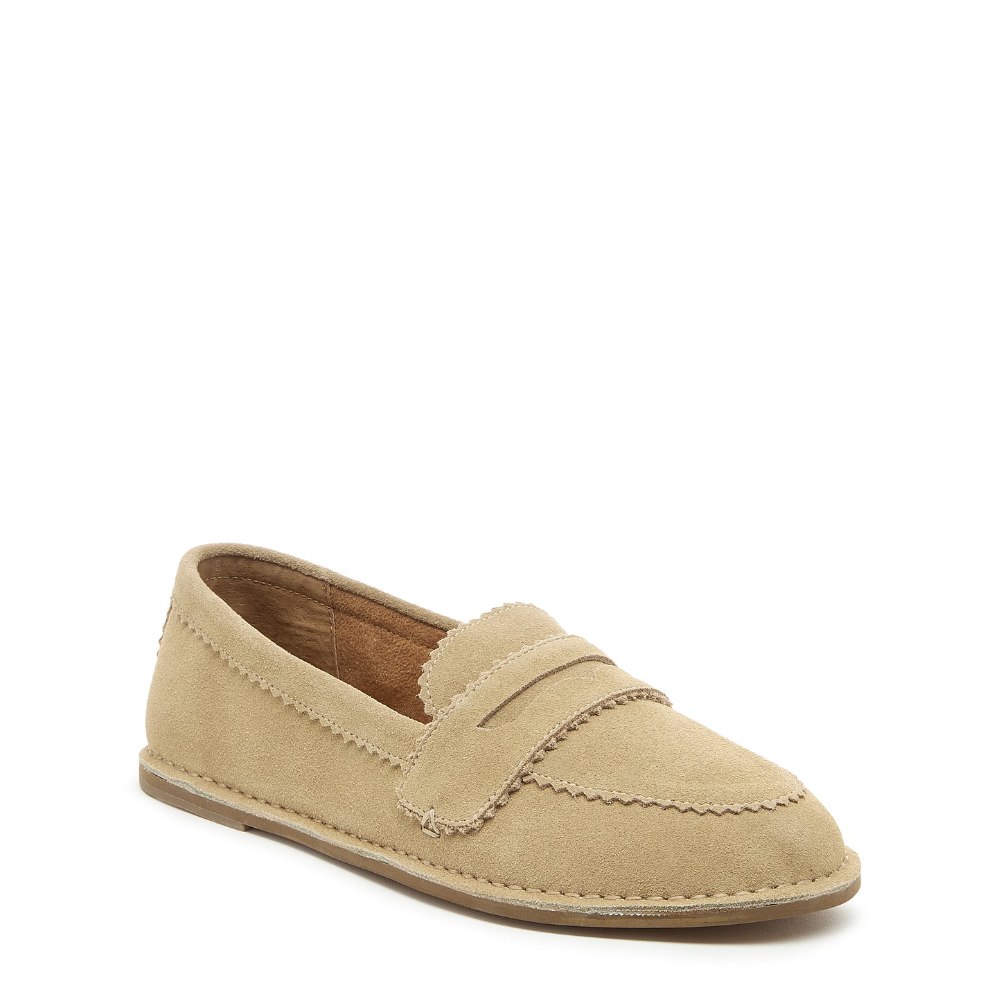 Harley Oatmeal Cow Suede Women's Loafer - Kelsi Dagger Brooklyn