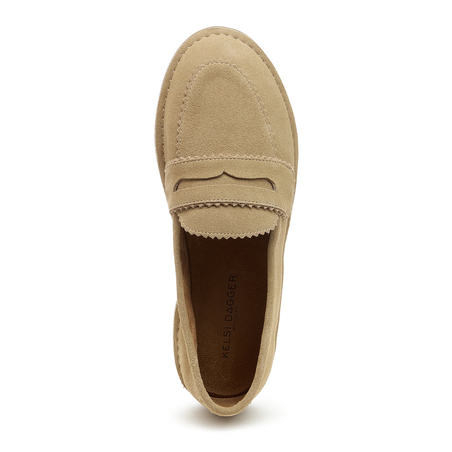Harley Oatmeal Cow Suede Women's Loafer - Kelsi Dagger Brooklyn