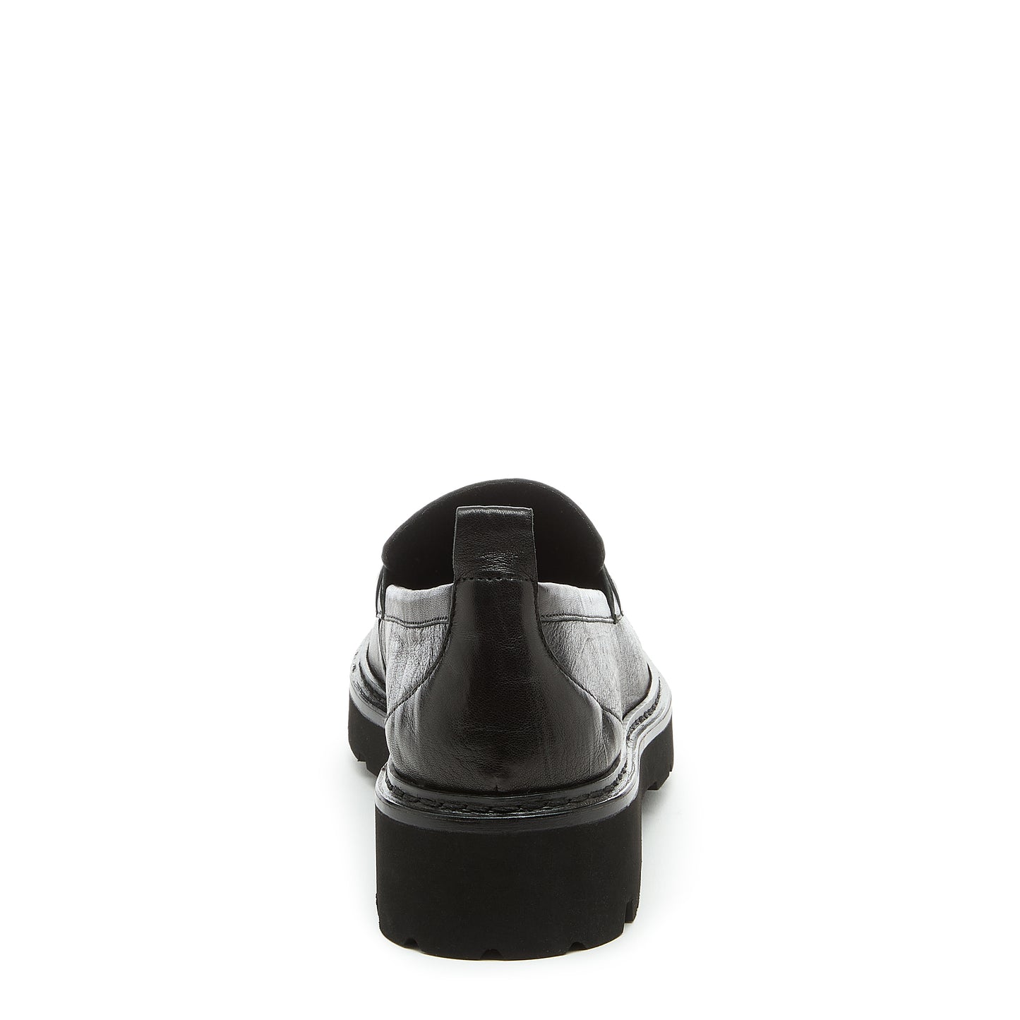 Kelsi Dagger Women's Jemmie Black Leather Lug Sole Loafer