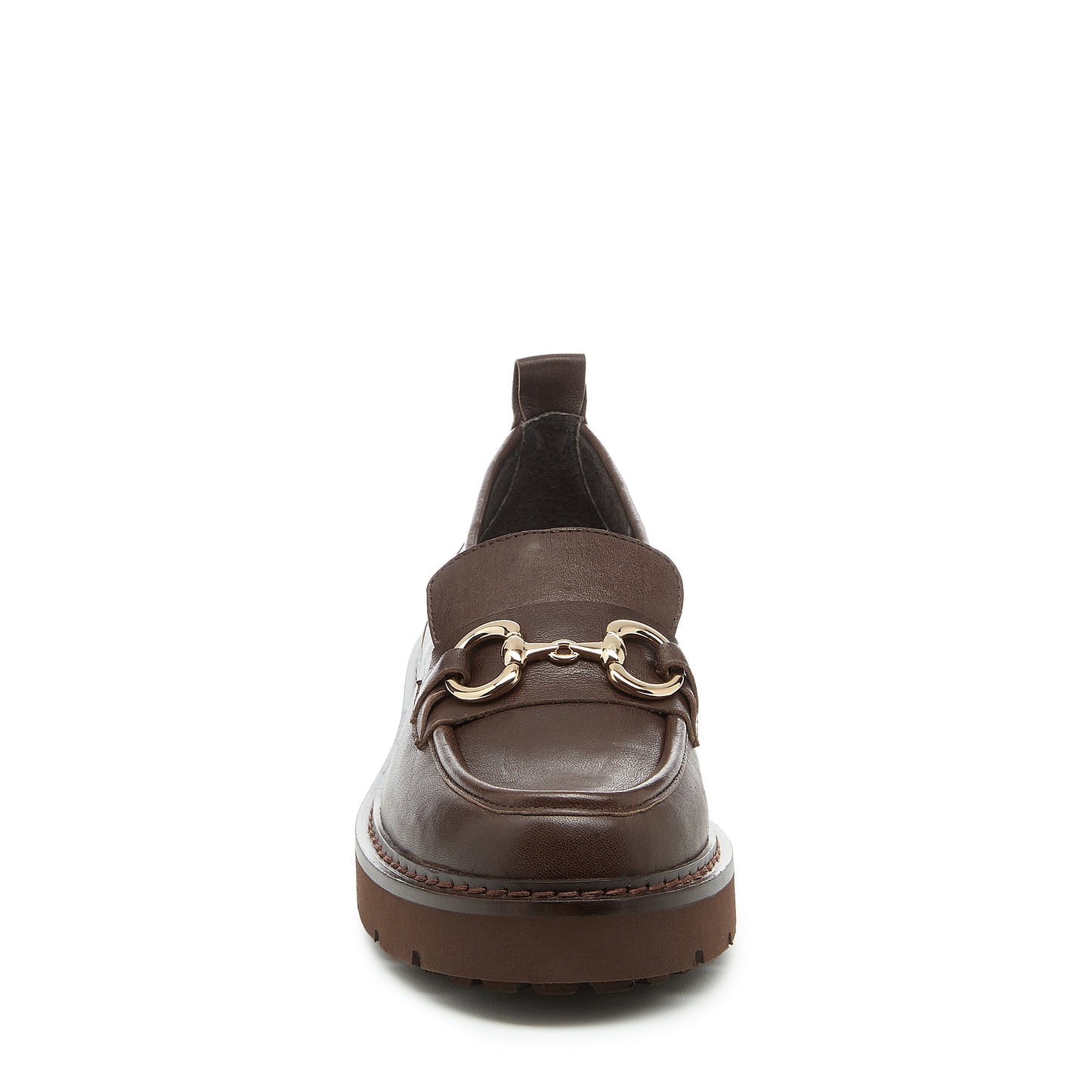 Kelsi Dagger Women's Jemmie Cacao Leather Lug Sole Loafer