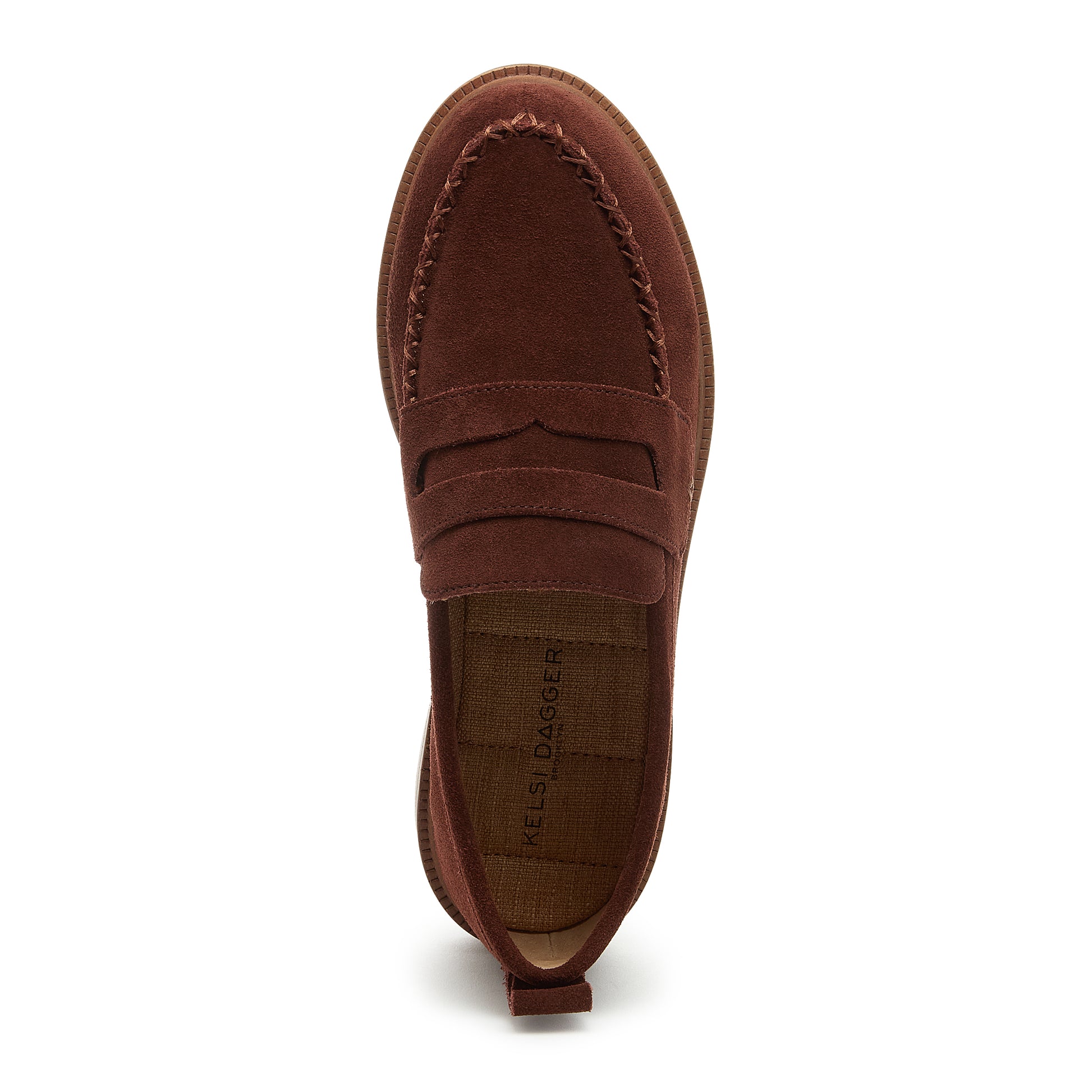 Lens Cinnamon Suede Loafers – Women’s Everyday Slip-On Flat