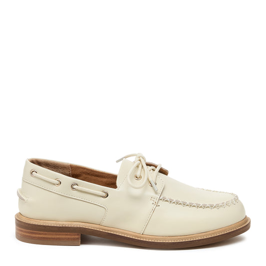 Kelsi Dagger Women's Linny Shell Leather Boat Shoes