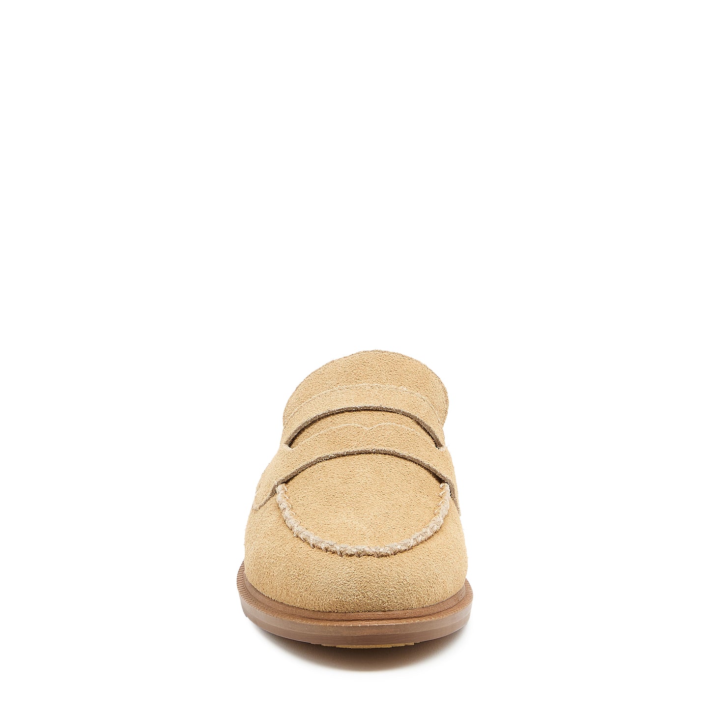 Lock Bison Suede Loafer Mule – Women’s Faux Fur Slip-On