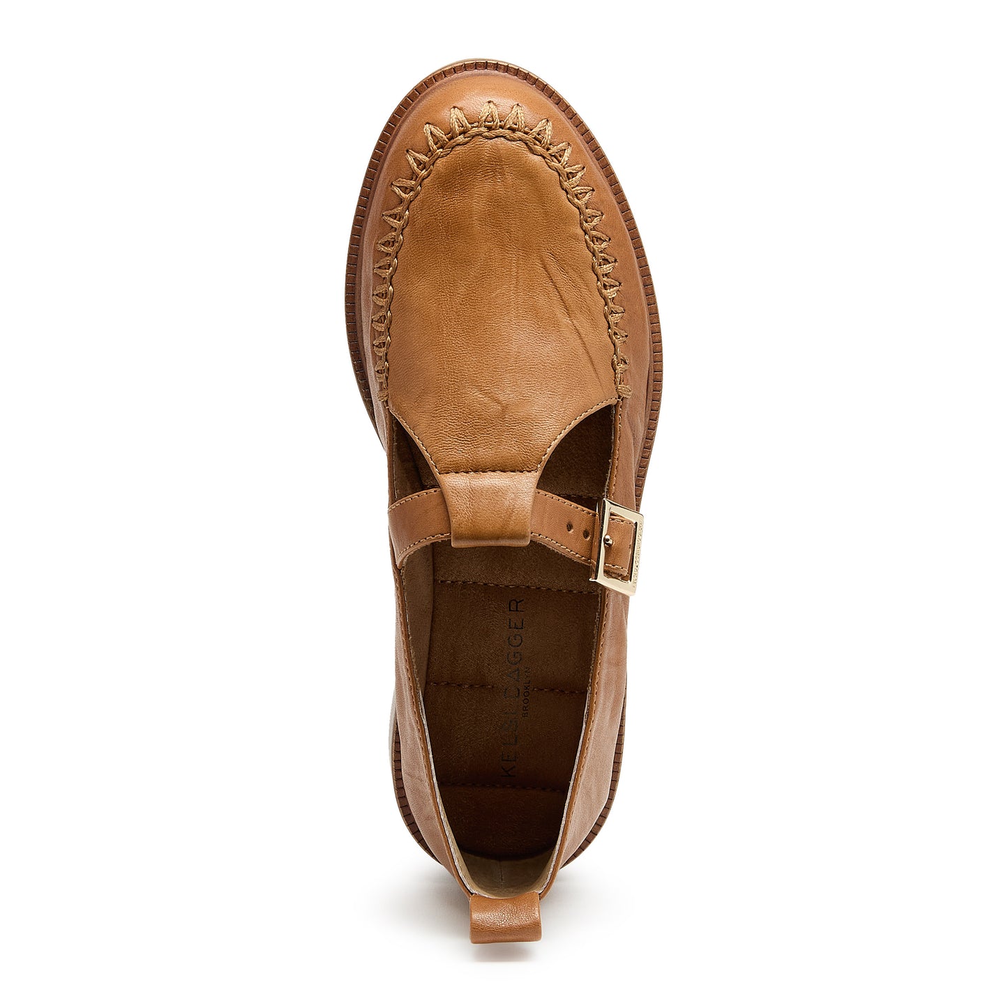 Kelsi Dagger Women's Lou Honey T-Strap Mary Jane Loafers
