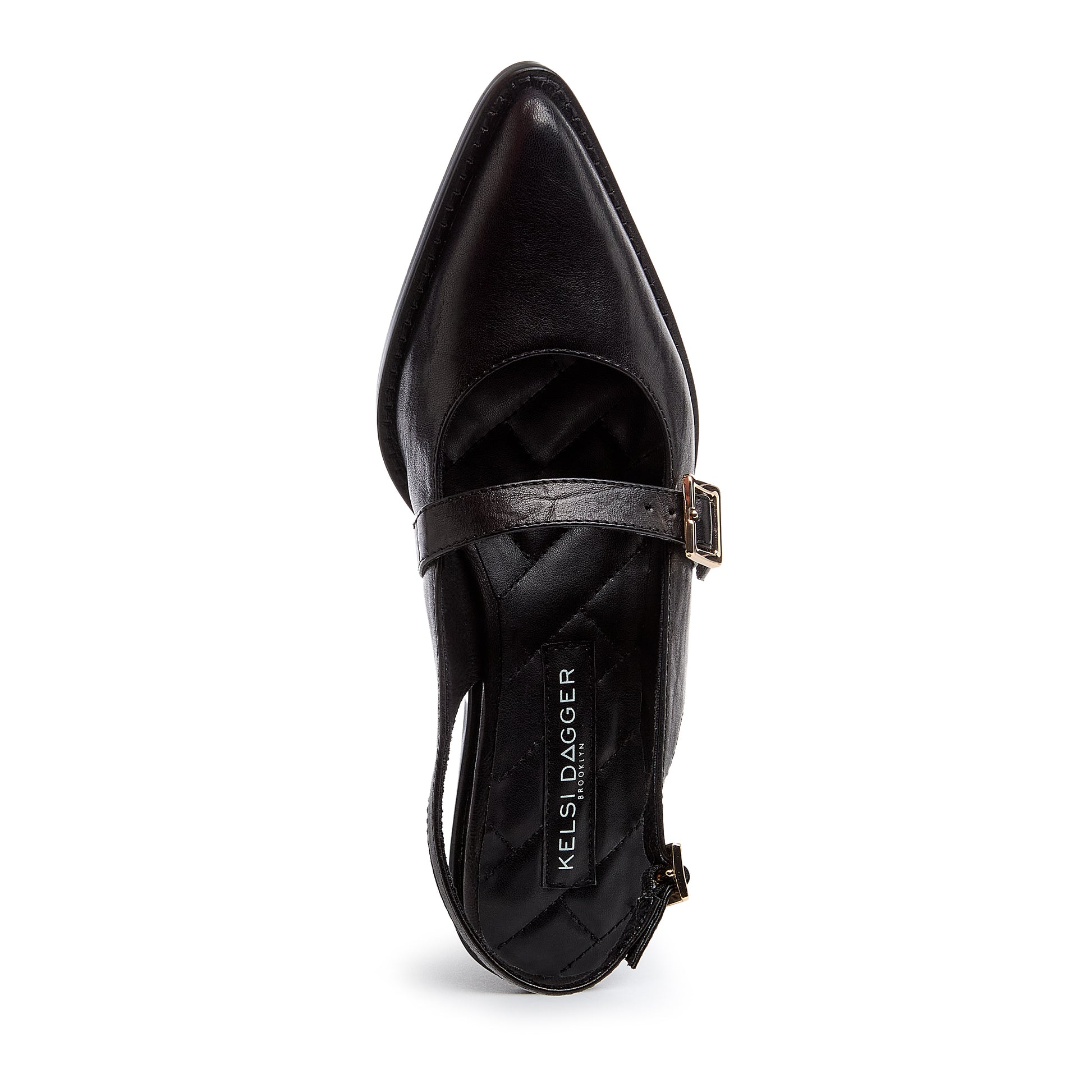 Kelsi Dagger Women's Maeve Black Mary Jane Leather Pumps