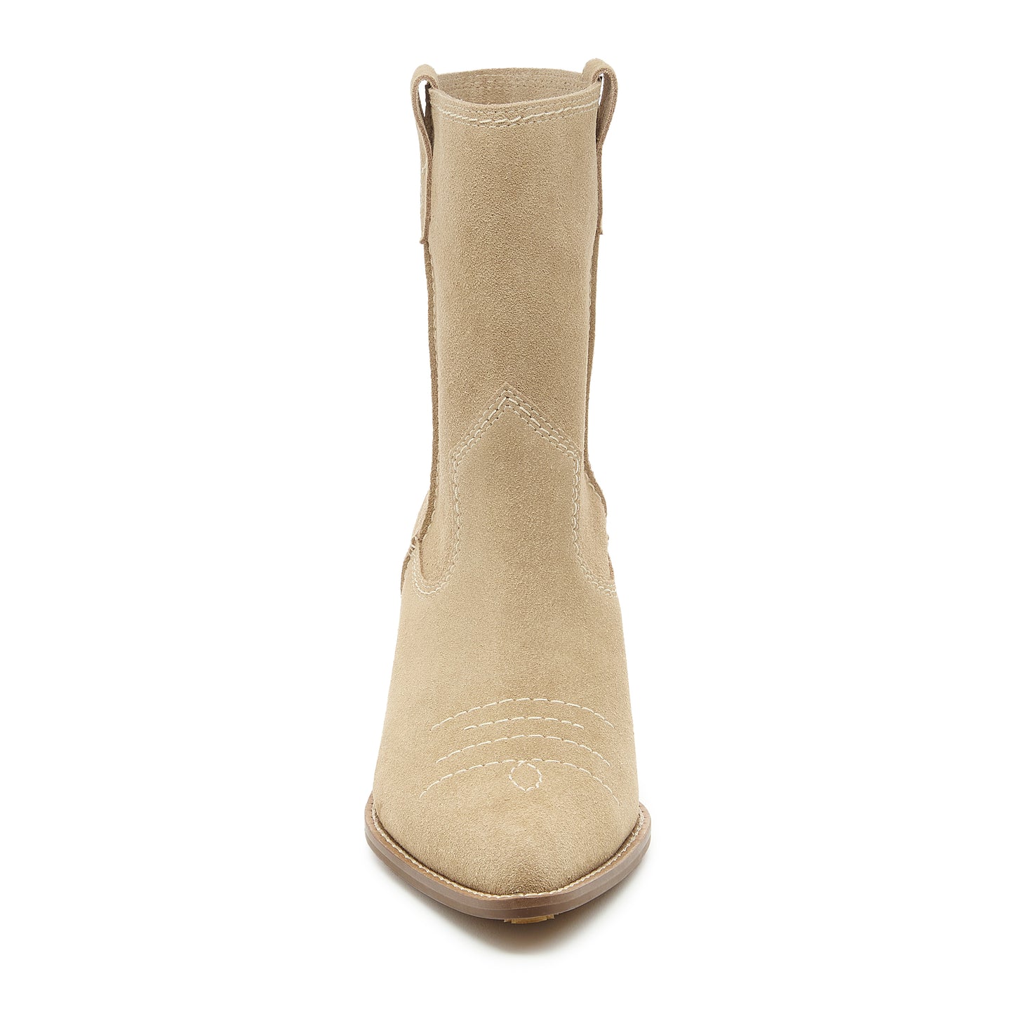 Kelsi Dagger Women's Matty Oatmeal Cow Suede Ankle Boots