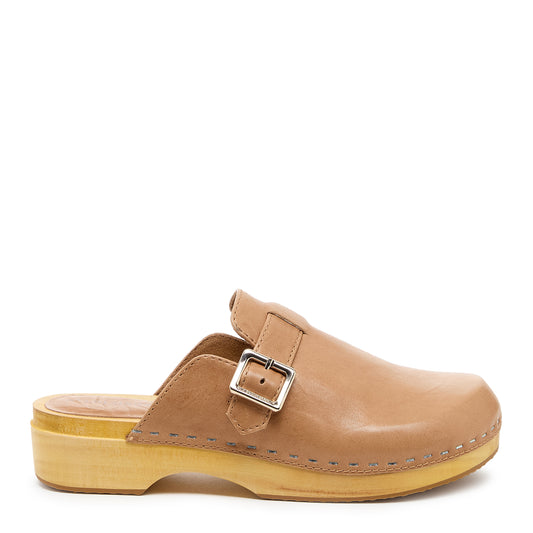 Nitro Women's Leather Clog in Bison