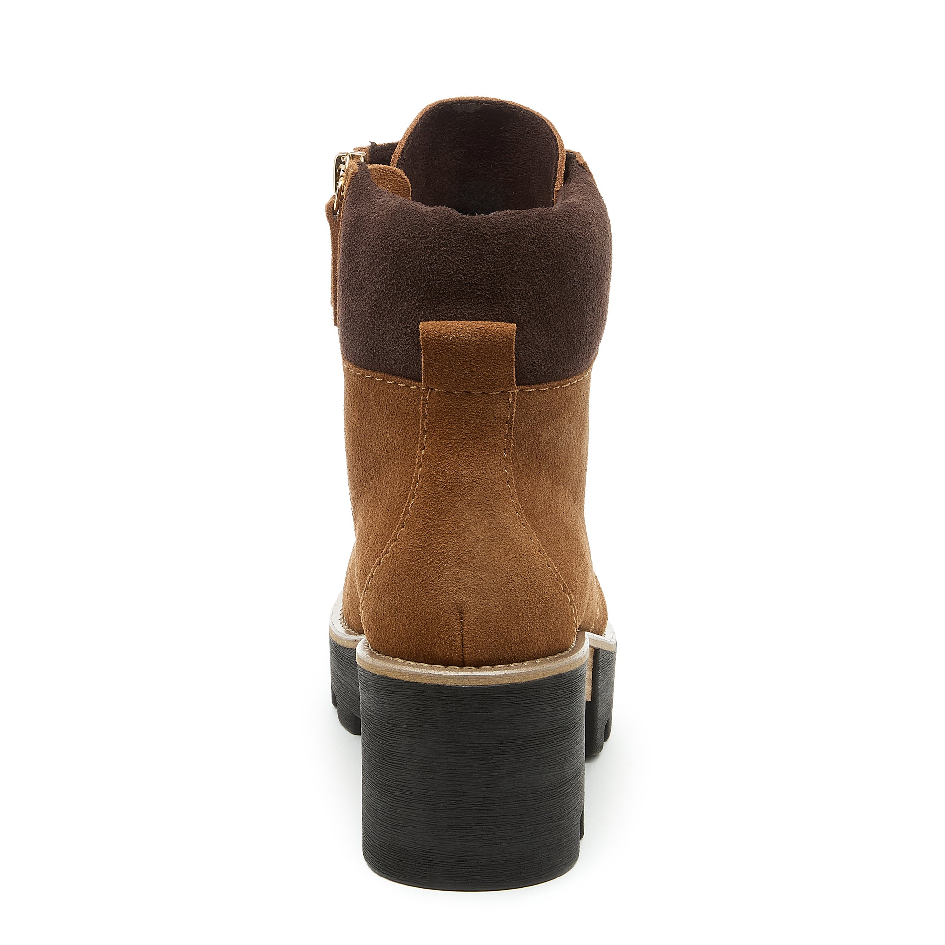 Otto Honey Lug Ankle Boot – Women’s Suede Lace-Up Boot