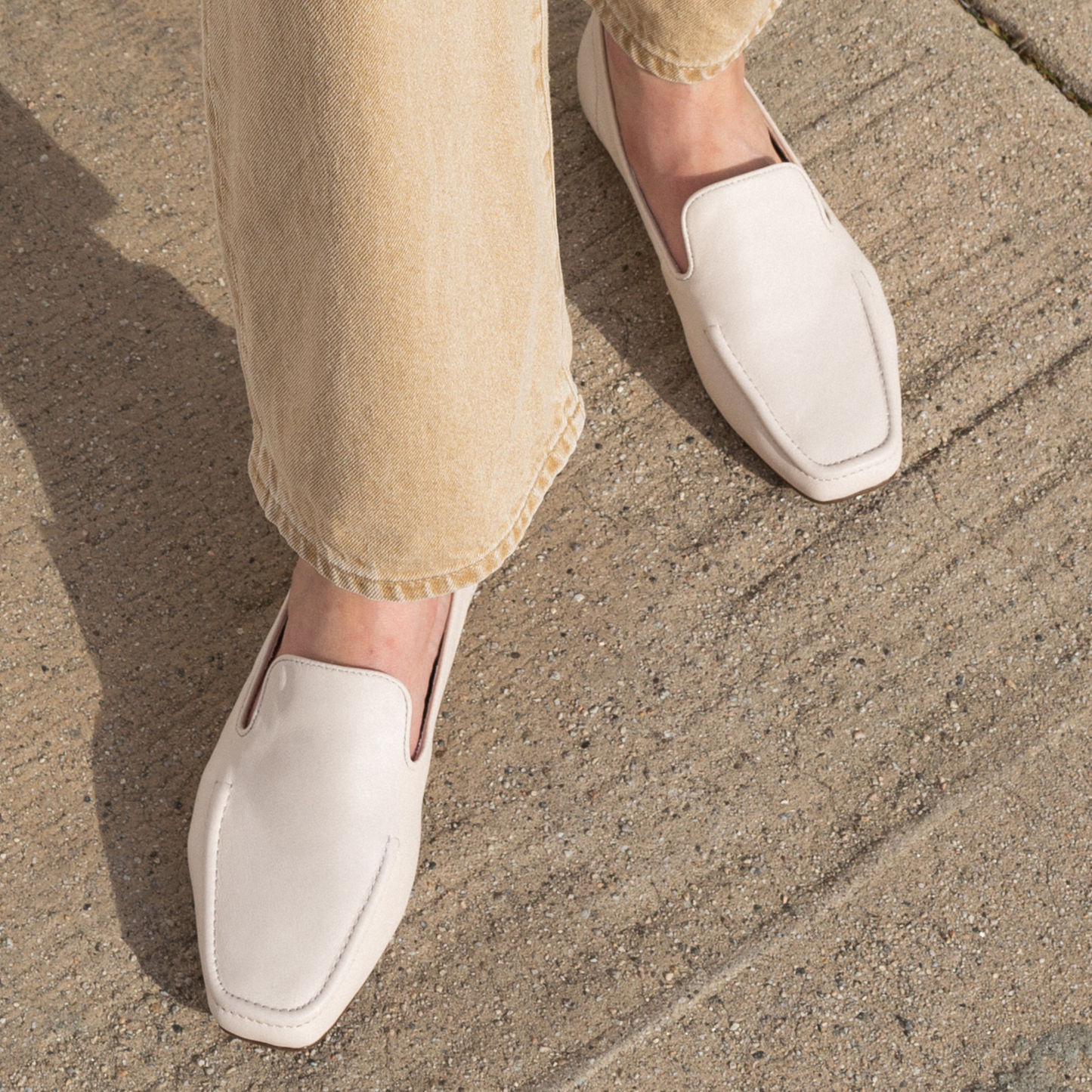 Finley Cream Loafers