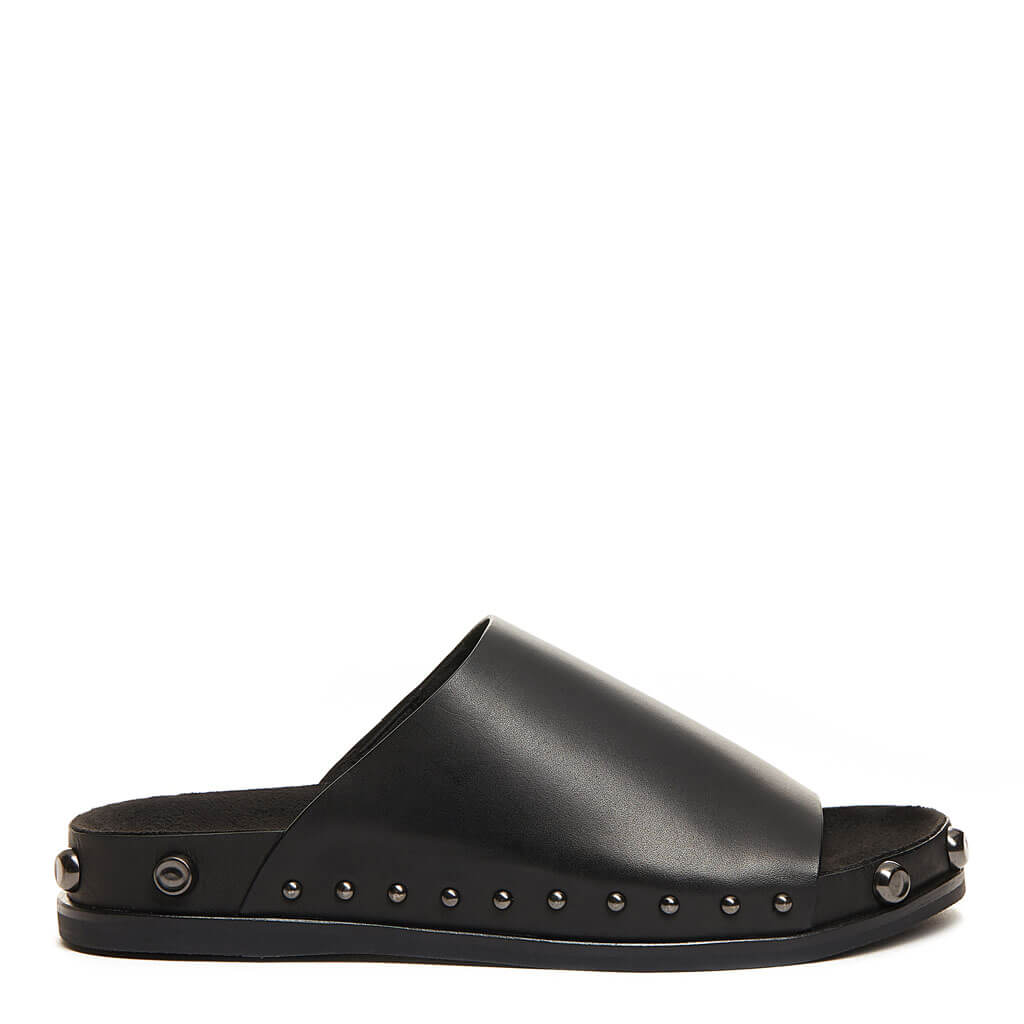 Squish Black Stud Slide Sandal – Kelsi Dagger BK