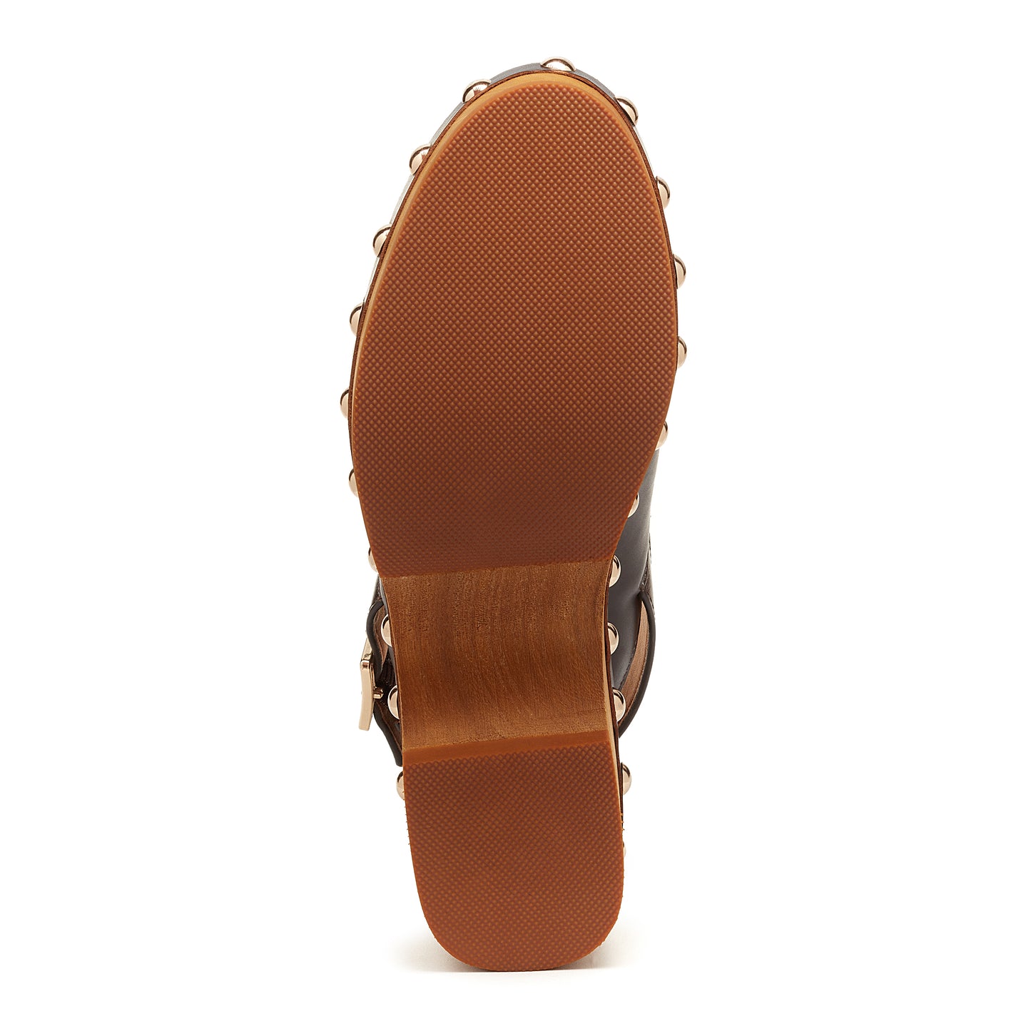 warehouse buffalo slingback clog, close up of upper texture, Kelsi Dagger Brooklyn