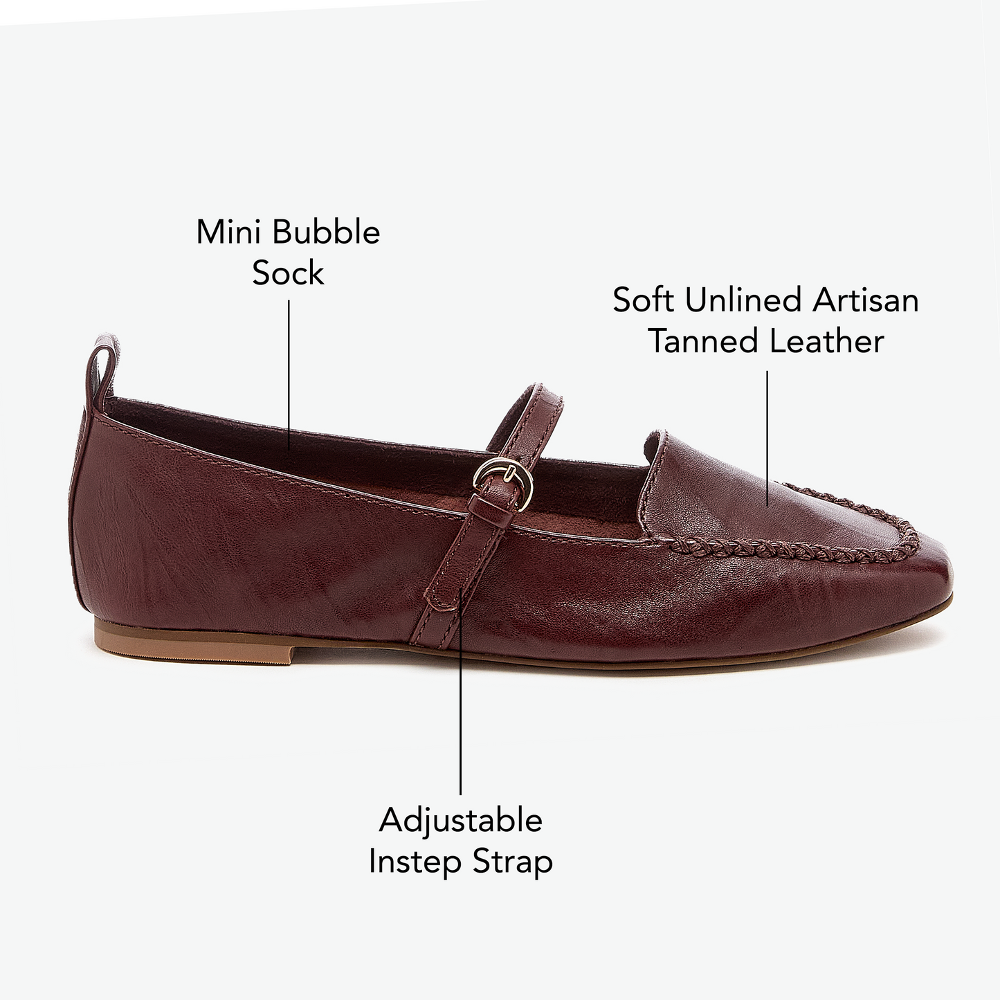Ferry Cacao Mary Jane Flat