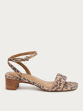 August Leopard Ankle Strap Sandal