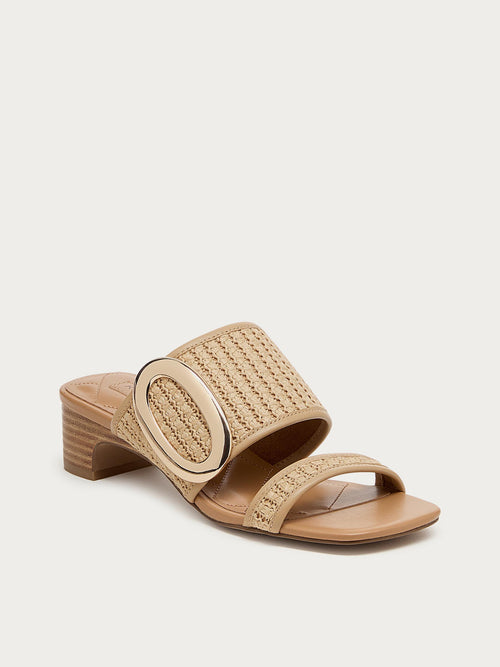 Ava Raffia Mule Sandal