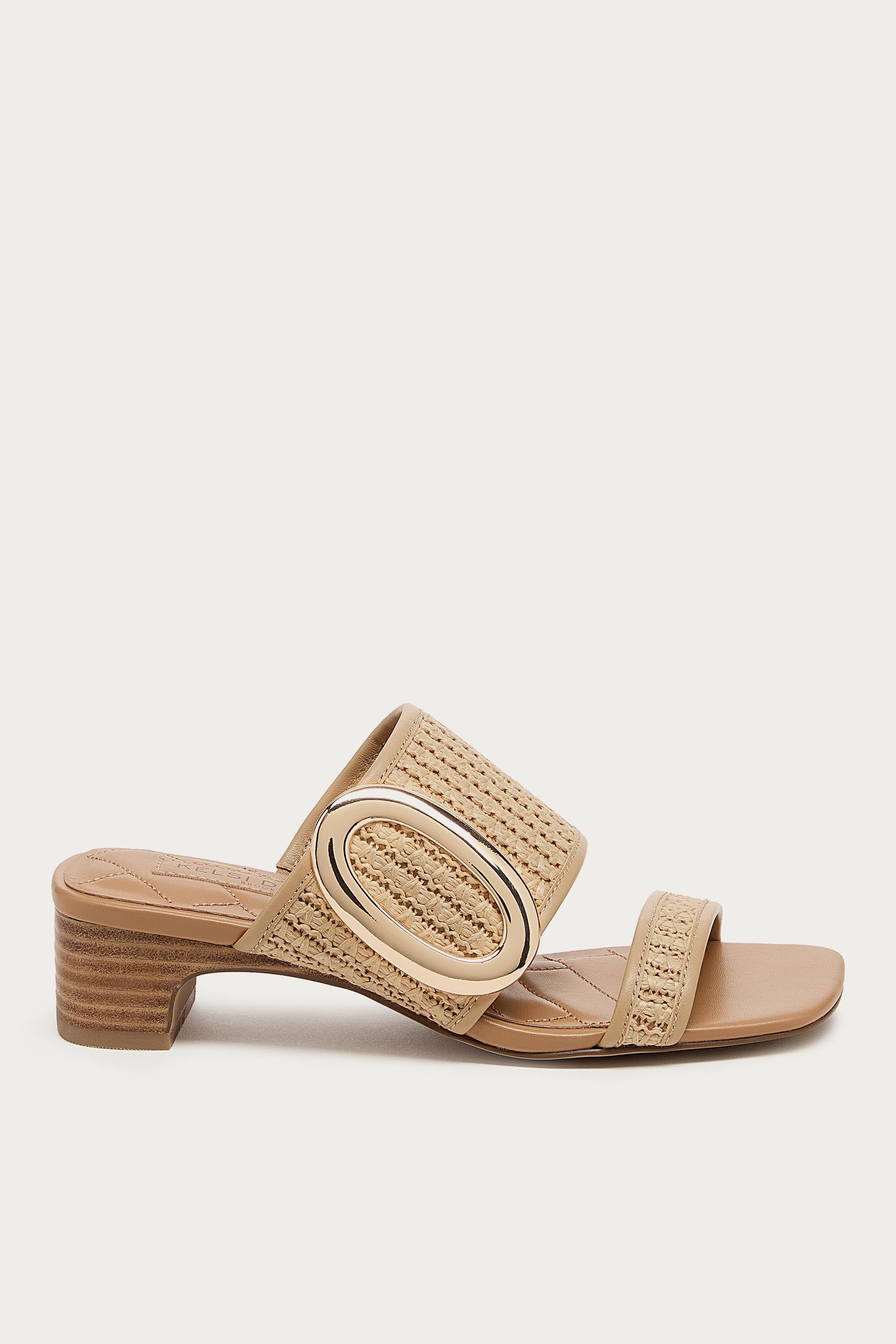 Ava Raffia Mule Sandal