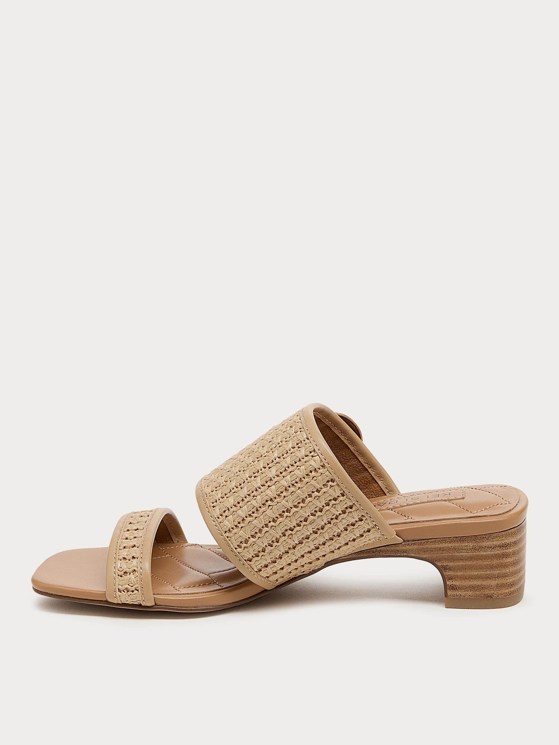 Ava Raffia Mule Sandal