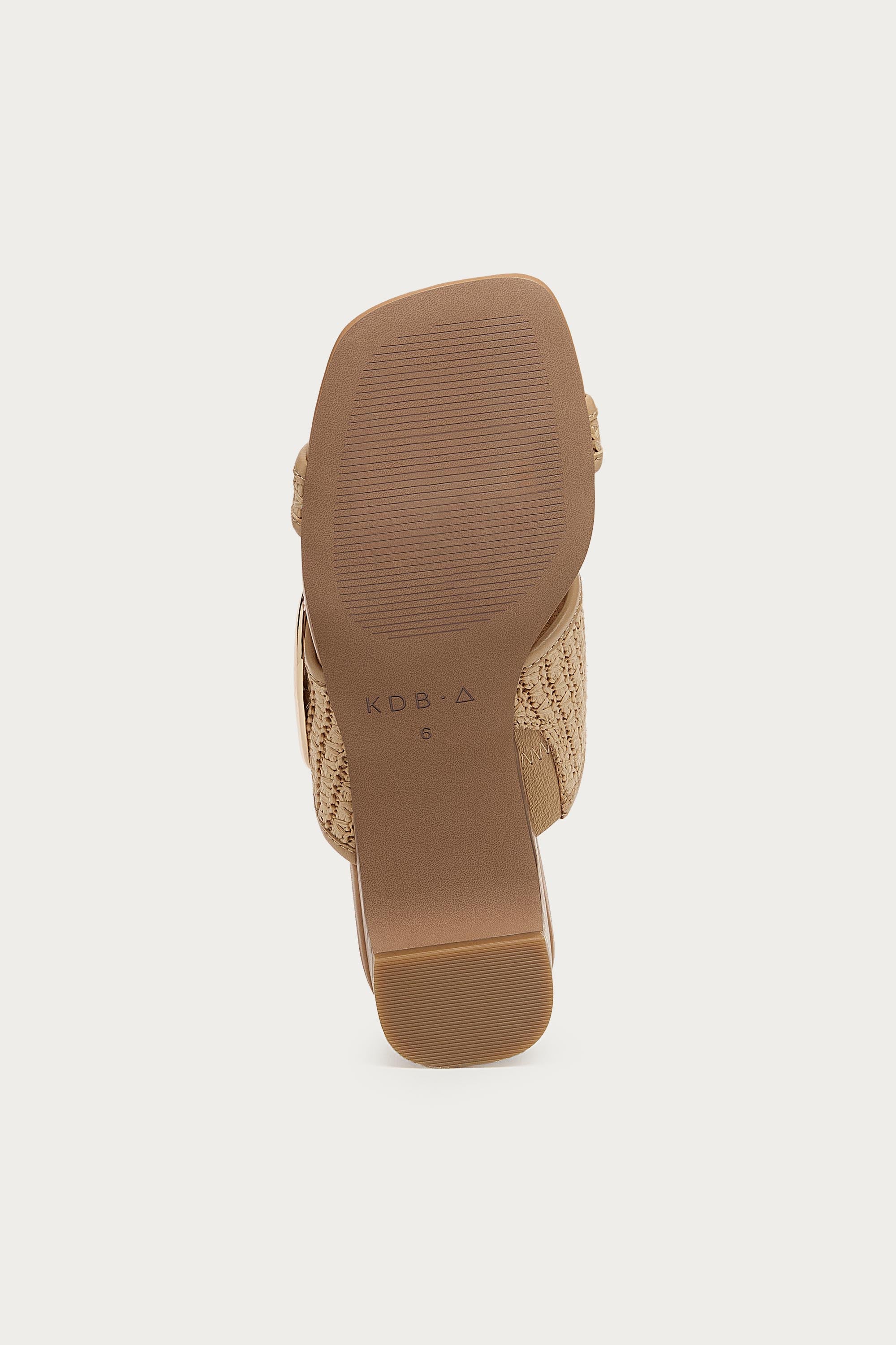Ava Raffia Mule Sandal